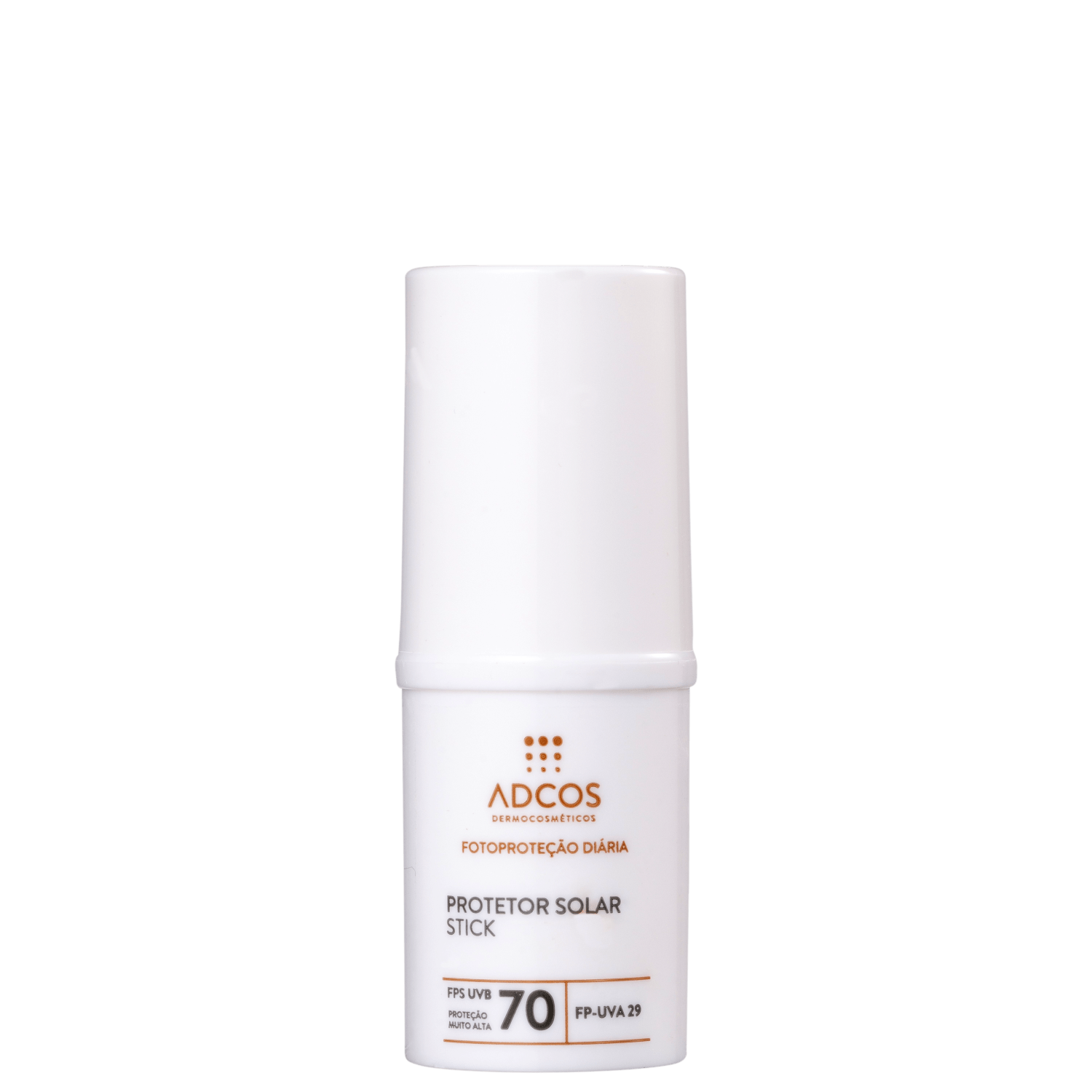 Adcos Fotoproteção Diária Stick FPS70 Incolor - Protetor Solar Facial 13g