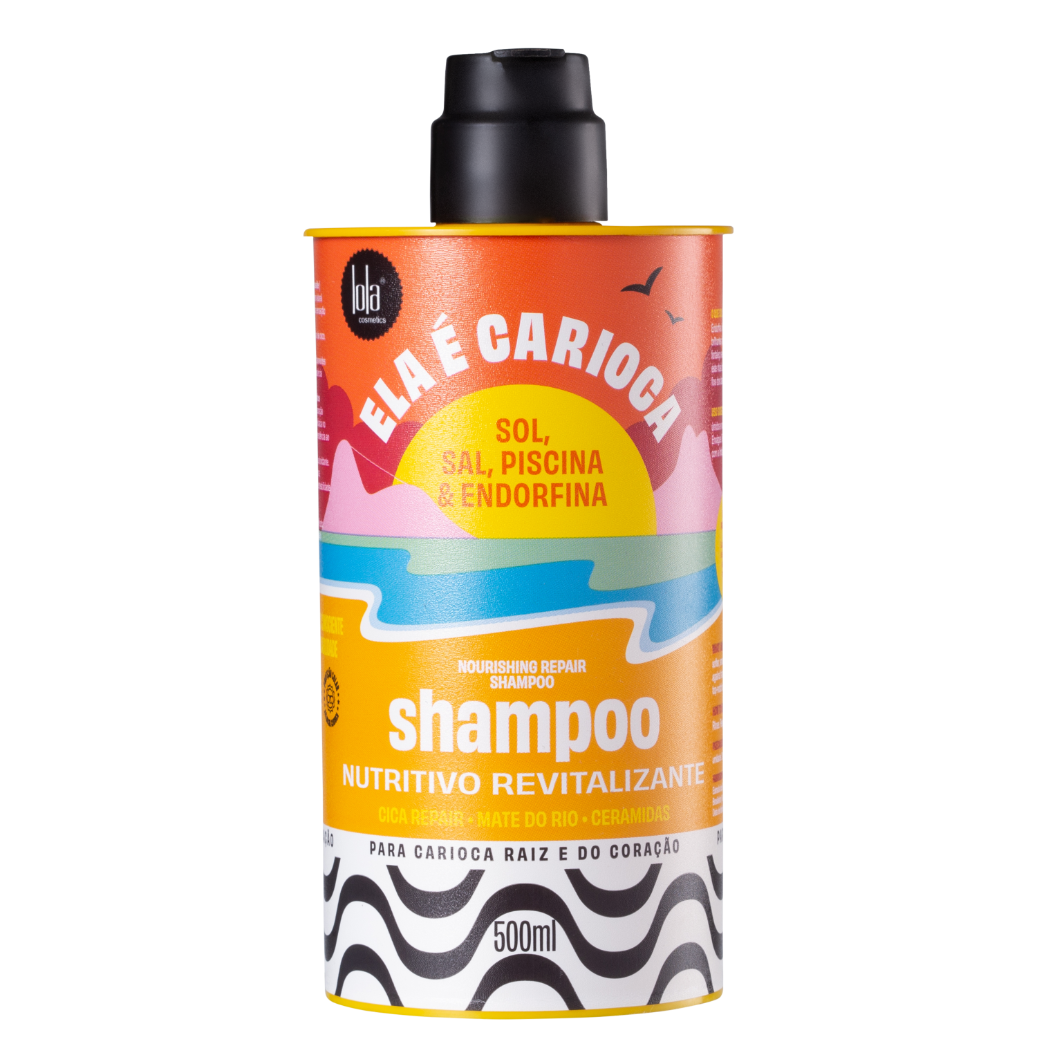 Lola Cosmetics Ela é Carioca Sol, Sal, Piscina & Endorfina - Shampoo Nutritivo 500ml