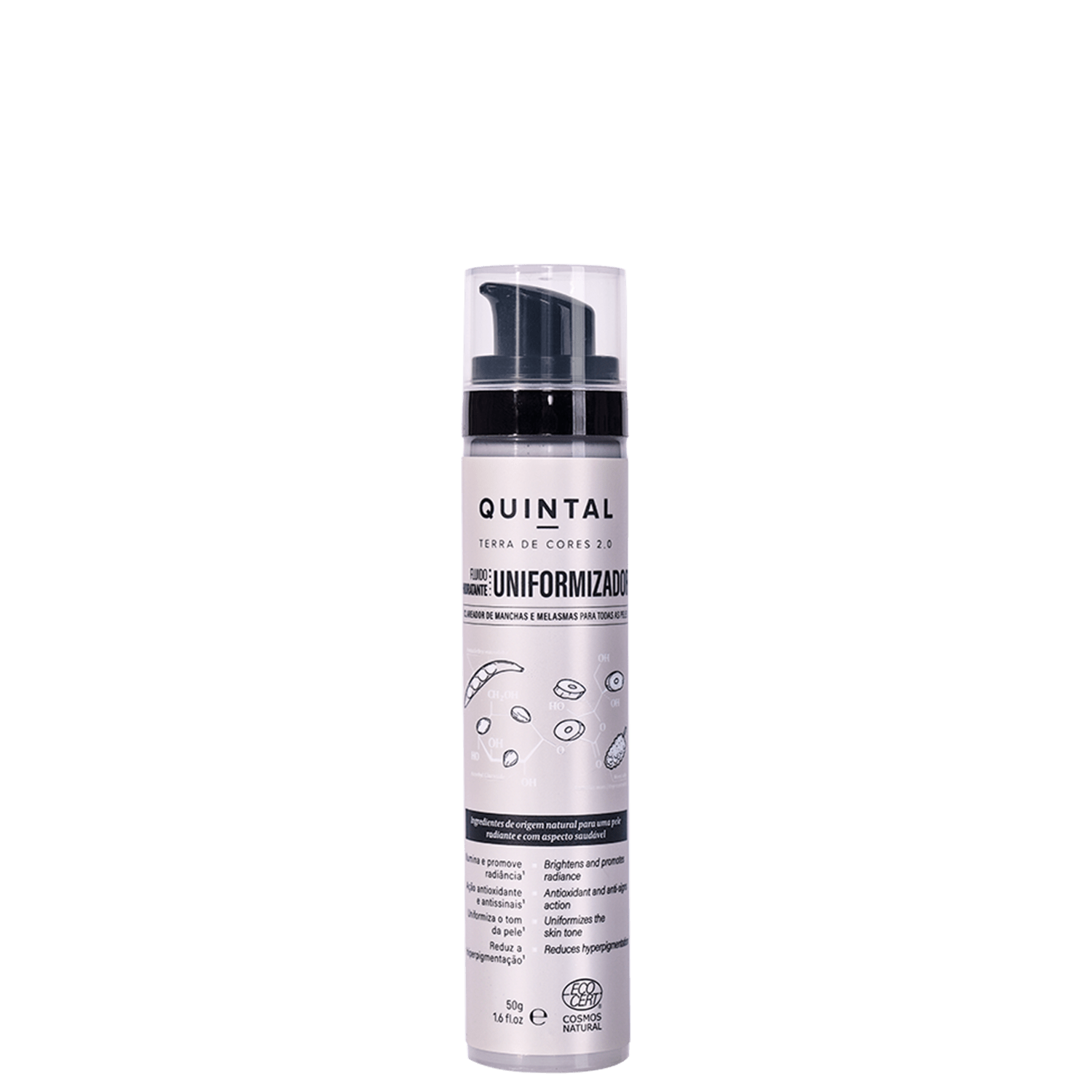 Quintal Terra de Cores 2.0 Uniformizador - Fluido Hidratante 50g