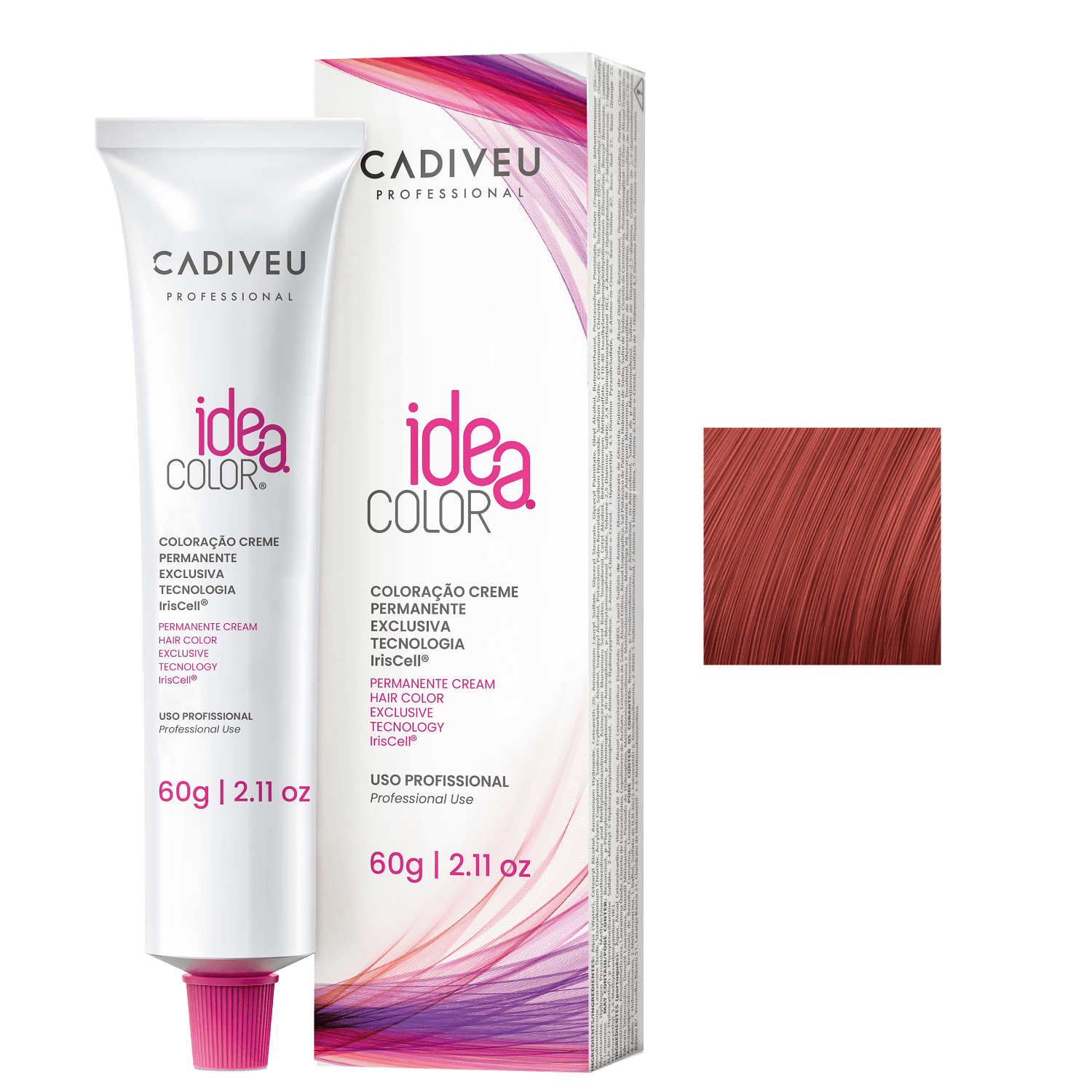 Cadiveu Professional Idea Color 0.44 Super Mix Cobre Intenso - Coloração Permanente 60g