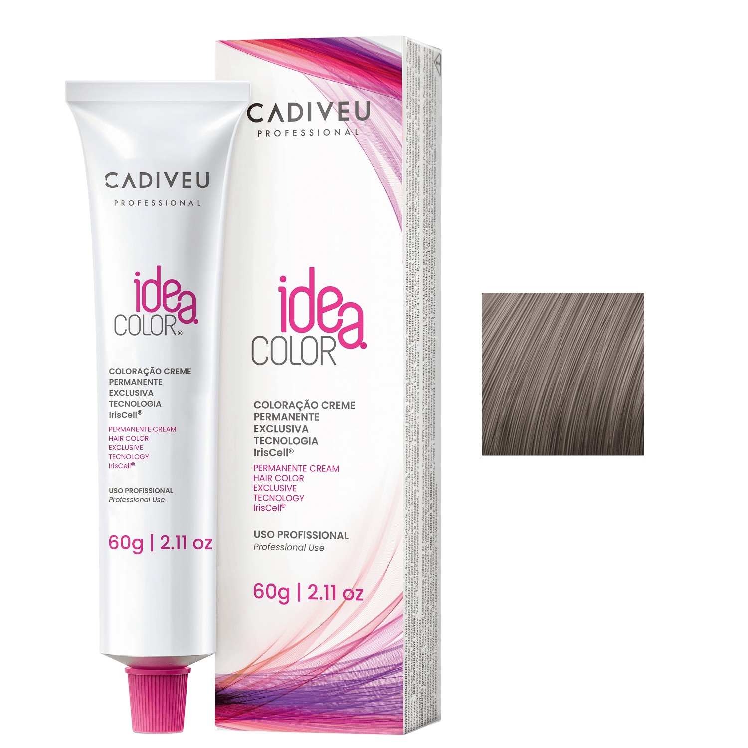 Cadiveu Professional Idea Color 8.89 Louro Claro Pérola - Coloração Permanente 60g