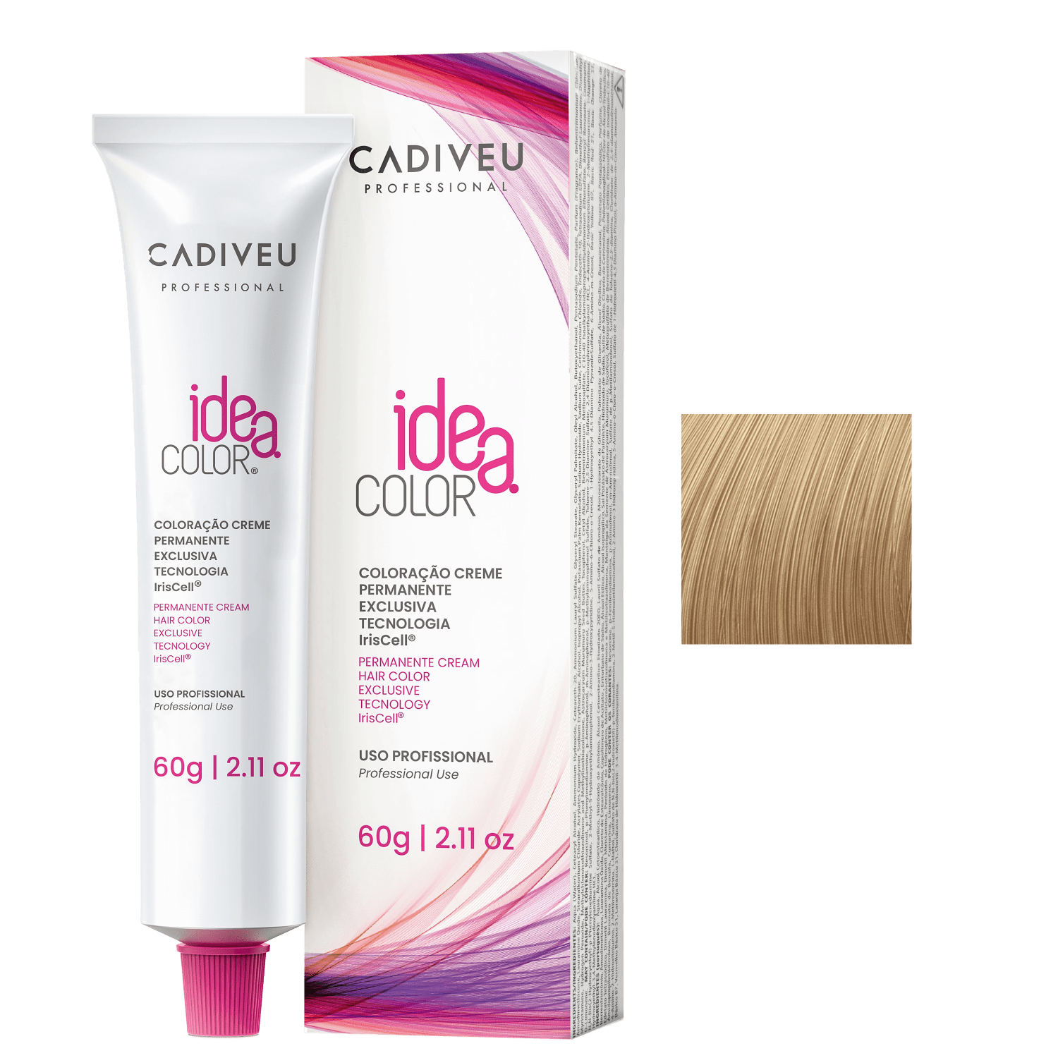 Cadiveu Professional Idea Color 11.03 Blonde Idea Dourado - Coloração Permanente 60g