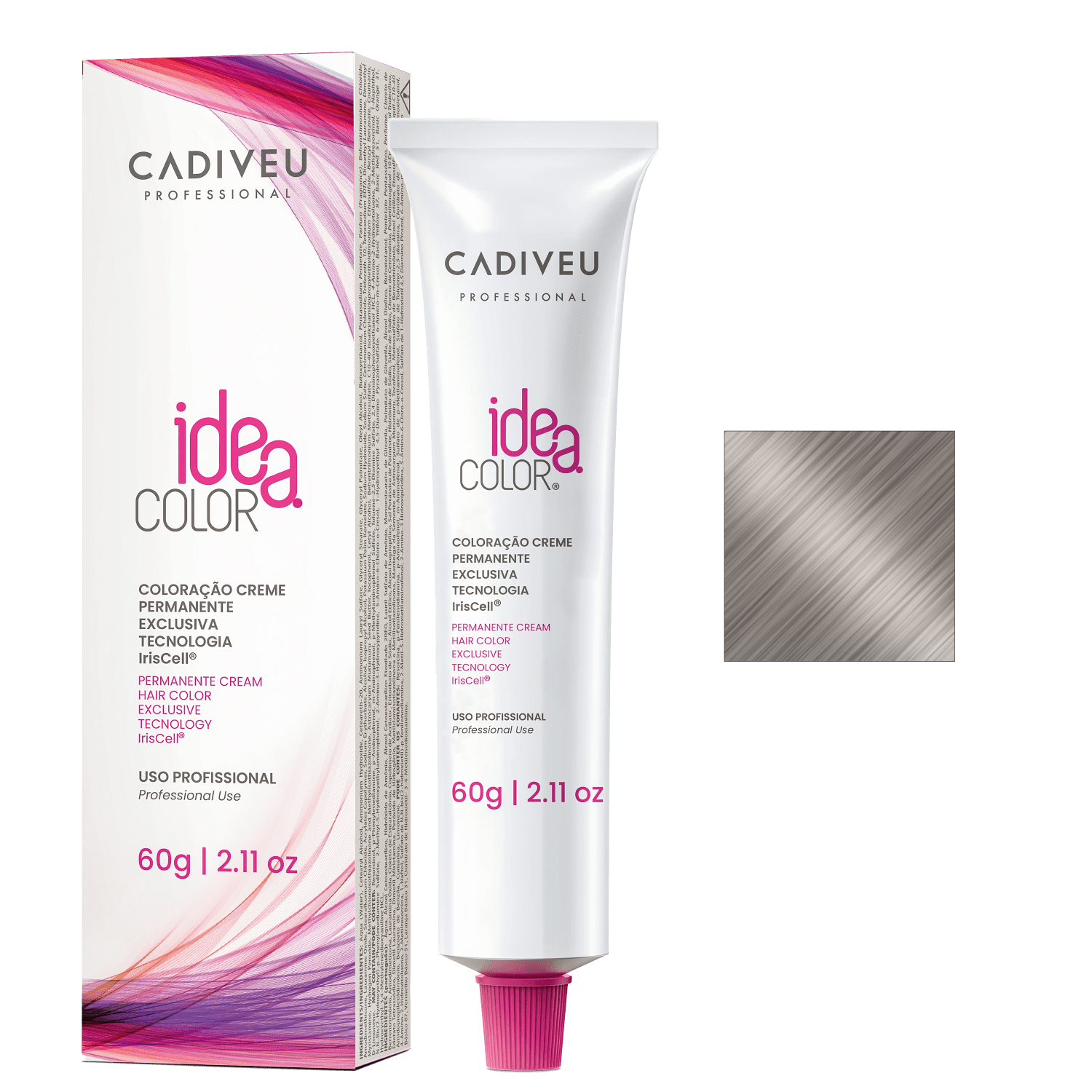 Cadiveu Professional Idea Color 11.01 Blonde Idea Acinzentado - Coloração Permanente 60g