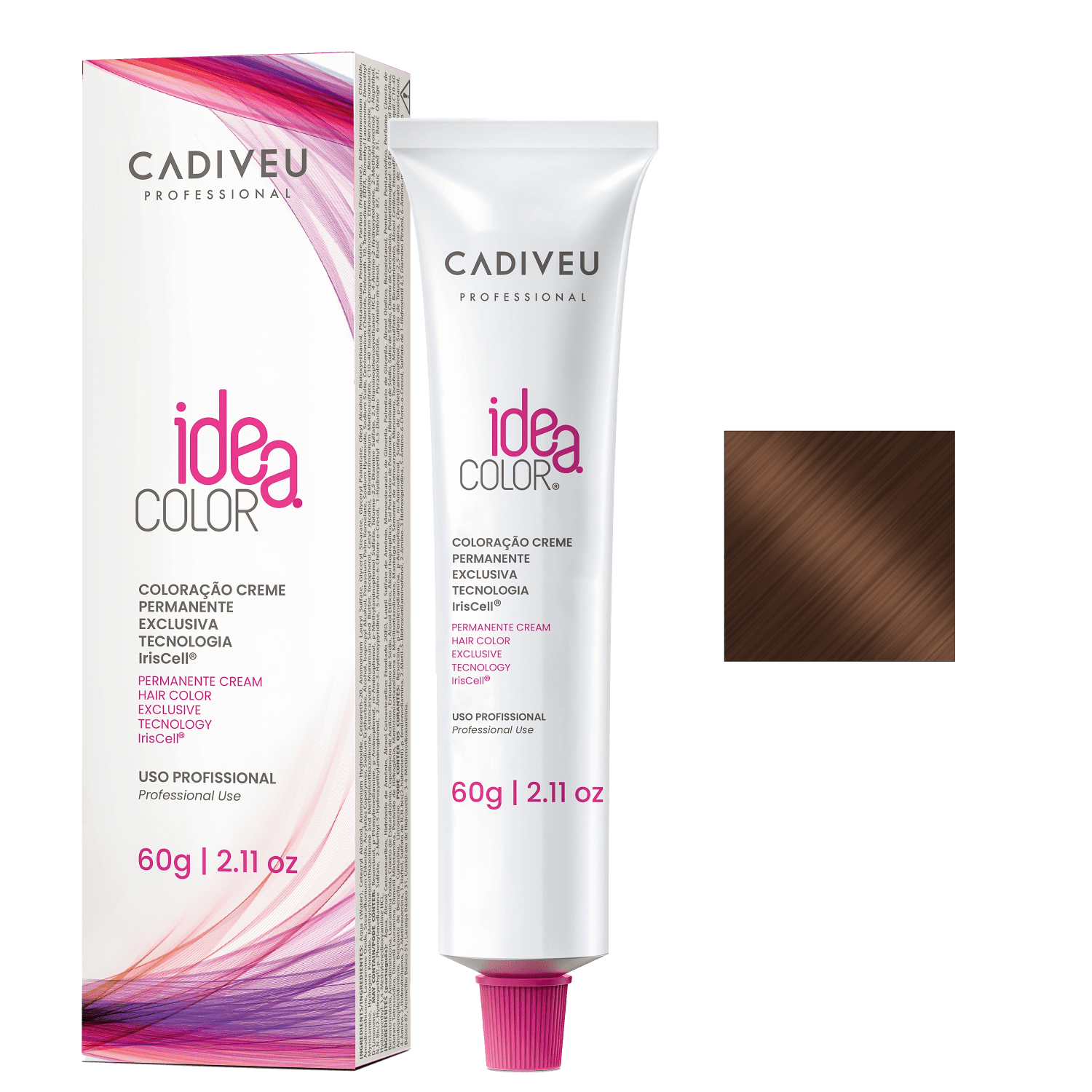 Cadiveu Professional Idea Color 6.3 Louro Escuro Dourado - Coloração Permanente 60g