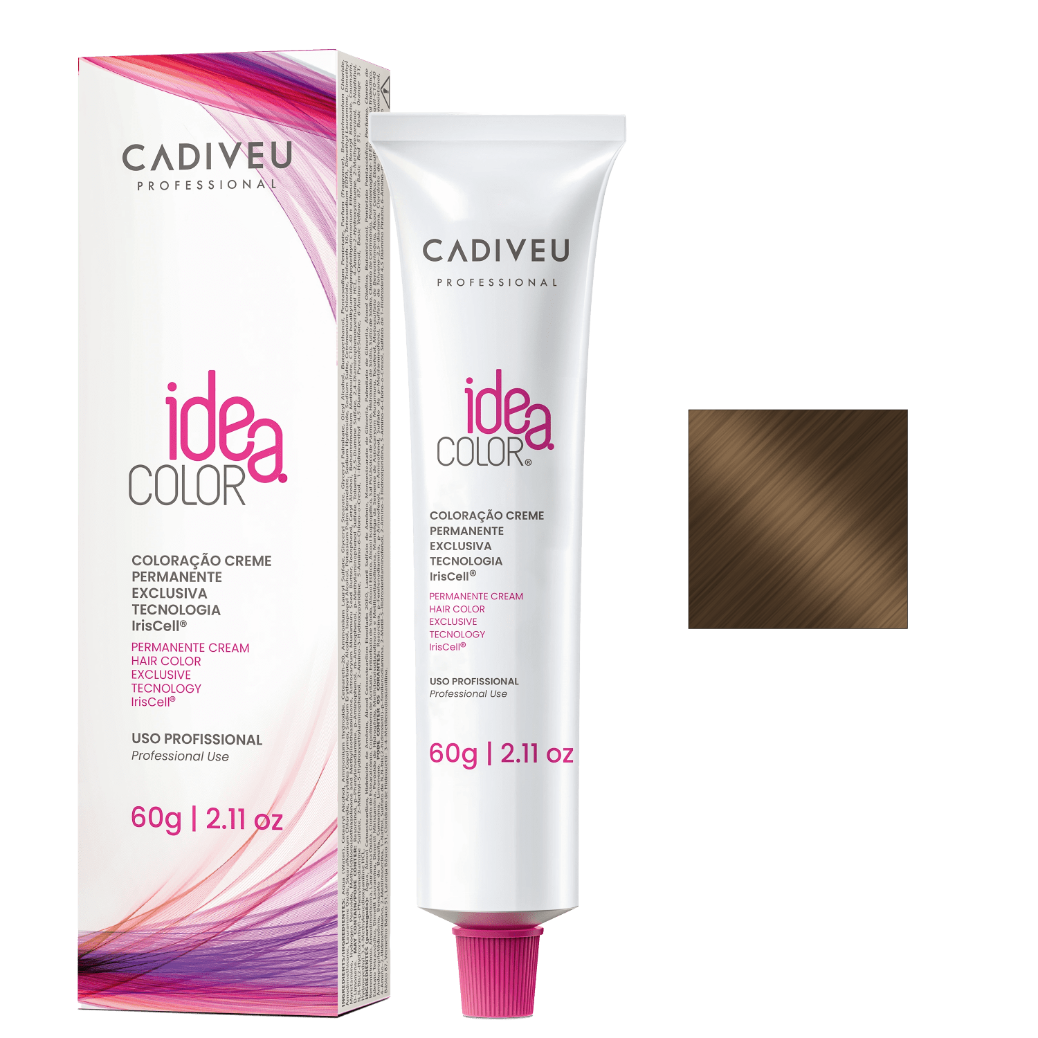 Cadiveu Professional Idea Color 7.0 Louro Médio - Coloração Permanente 60g