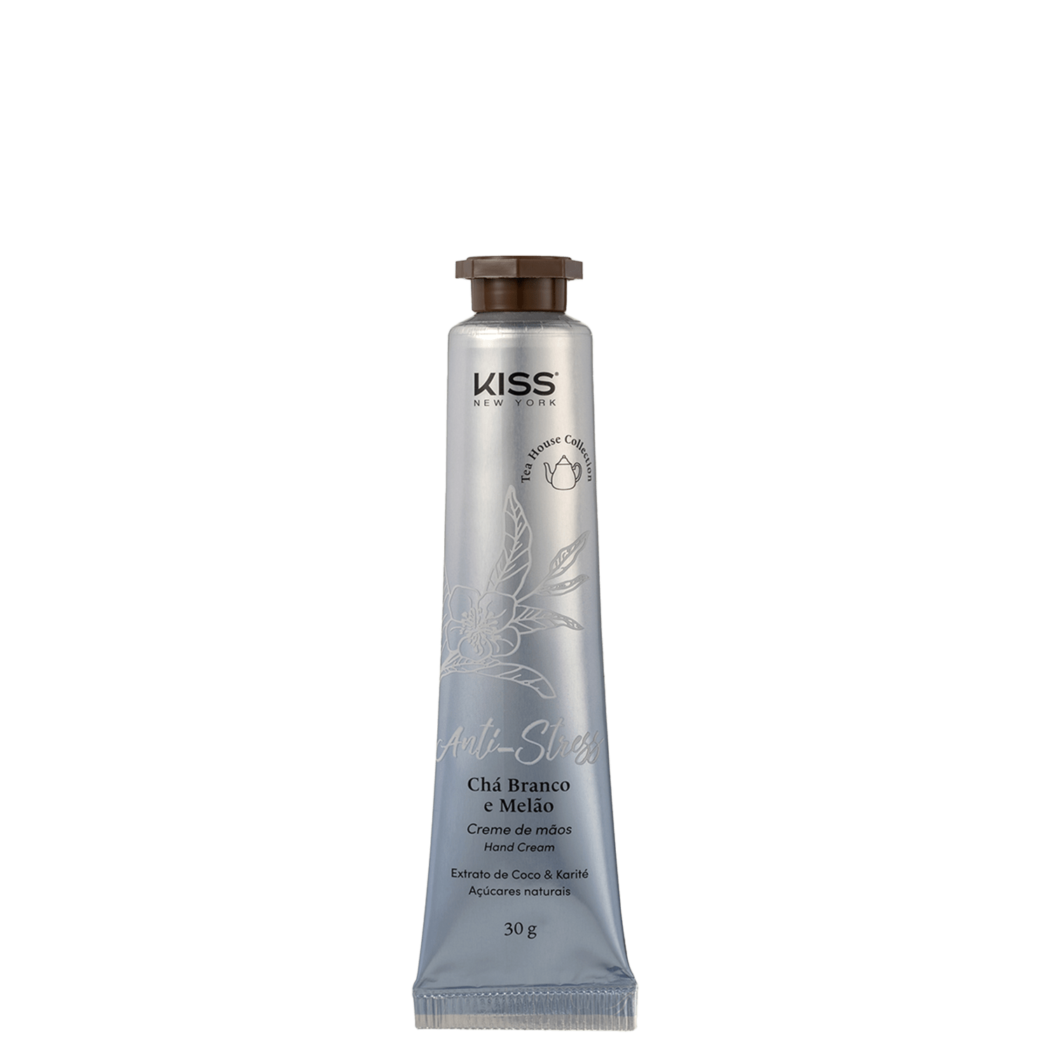 Kiss New York Anti-stress Chá Branco e Melão - Creme para as Mãos 30g