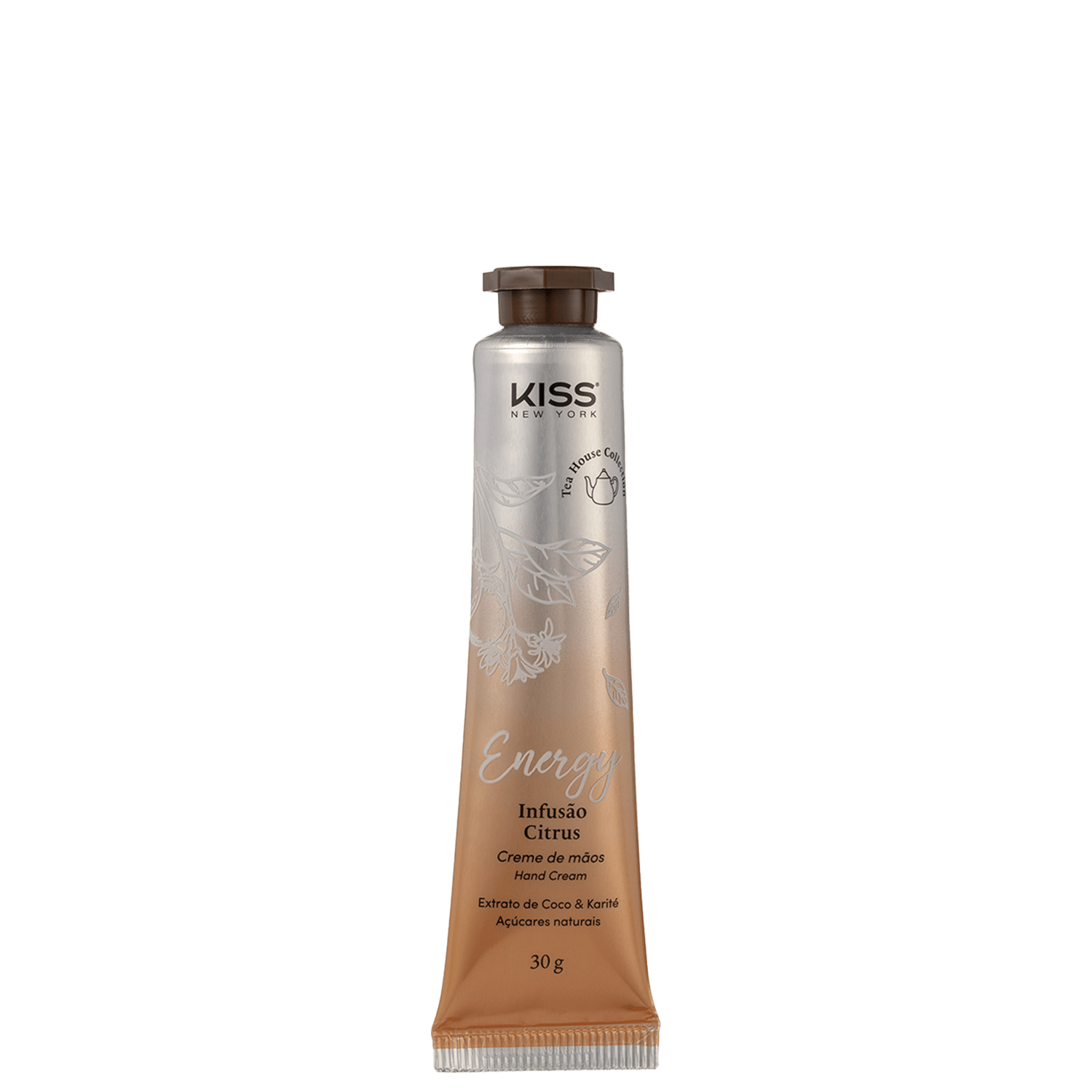 Kiss New York Tea House Collection Energy Infusão Citrus - Creme para as Mãos 30g