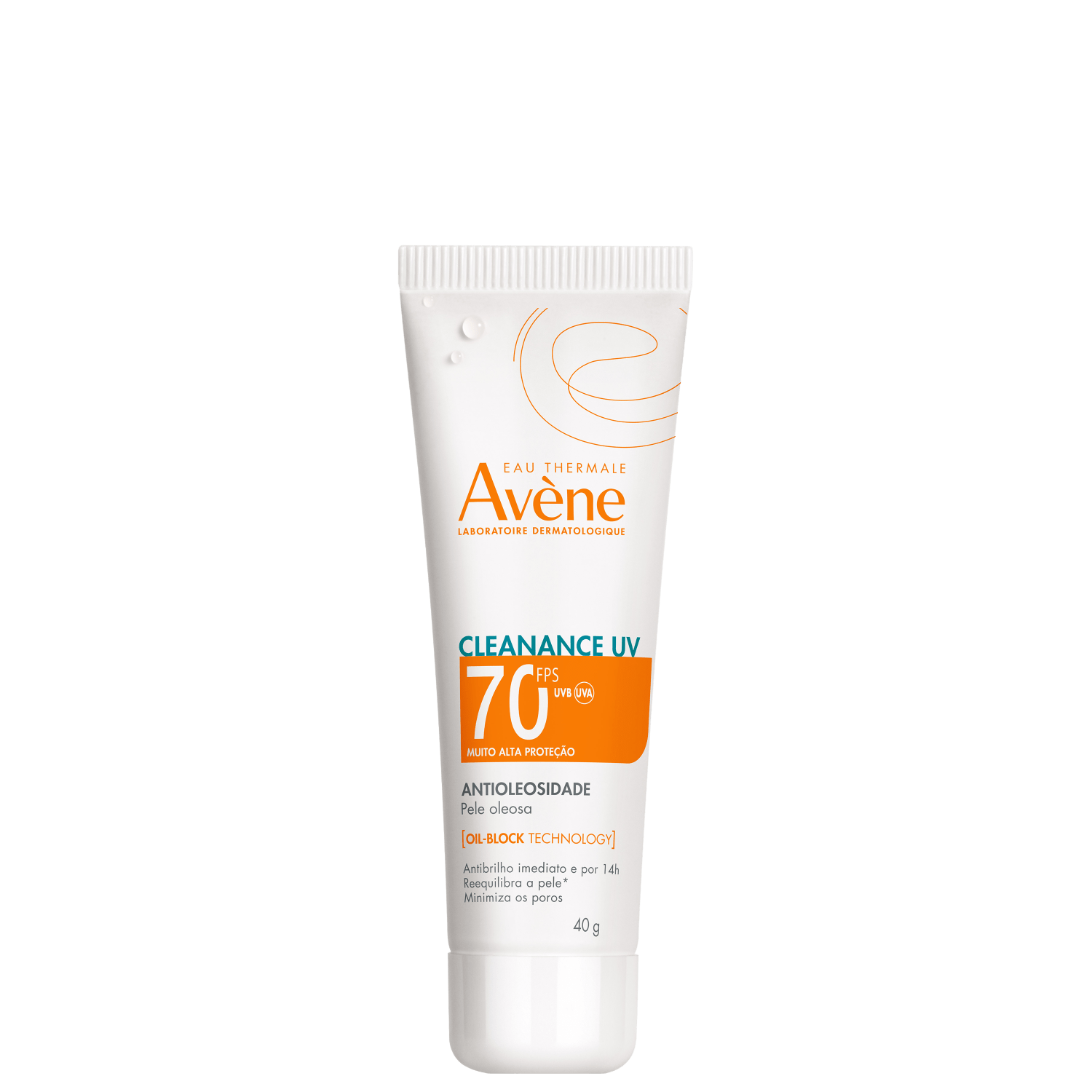 Avène Cleanance UV FPS70 - Protetor Solar Facial Antioleosidade 40g