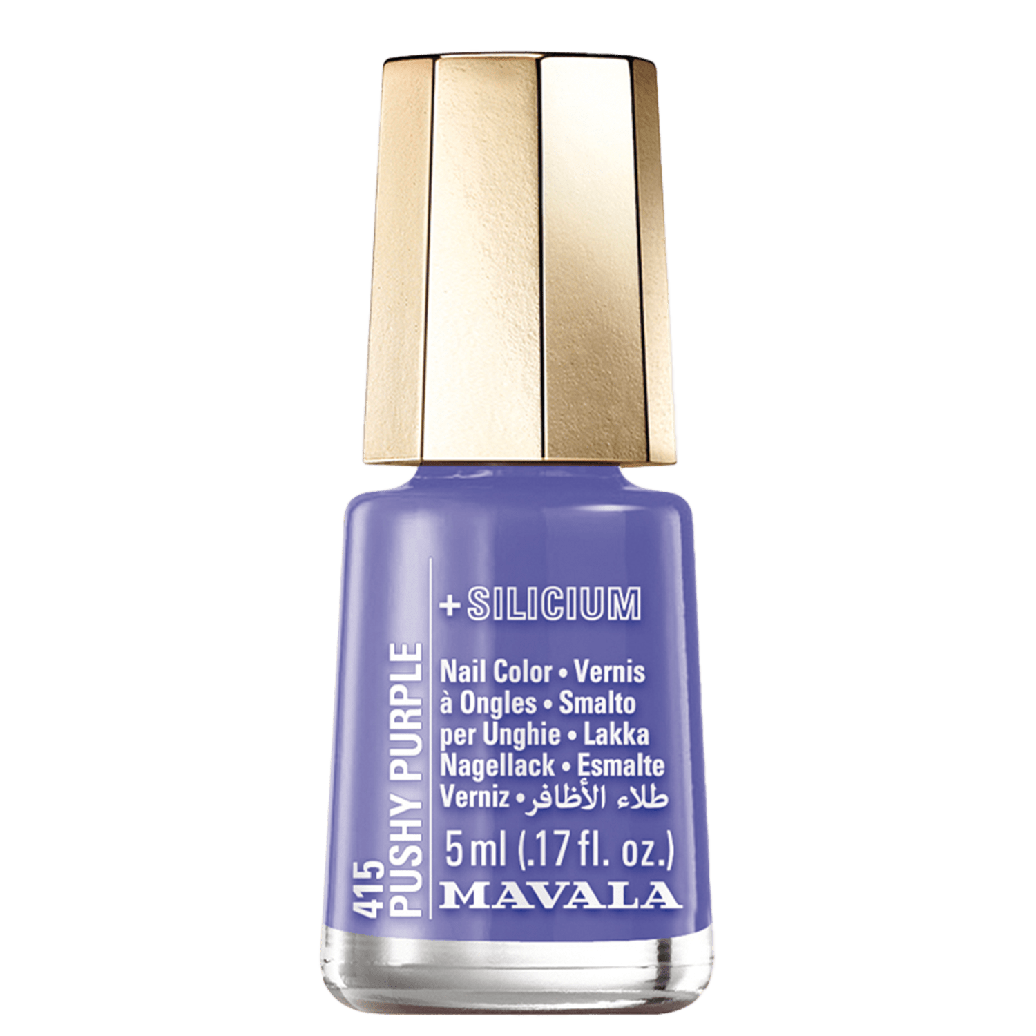 Mavala Mini Color +Silicium 415 Pushy Purple - Esmalte Cremoso 5ml