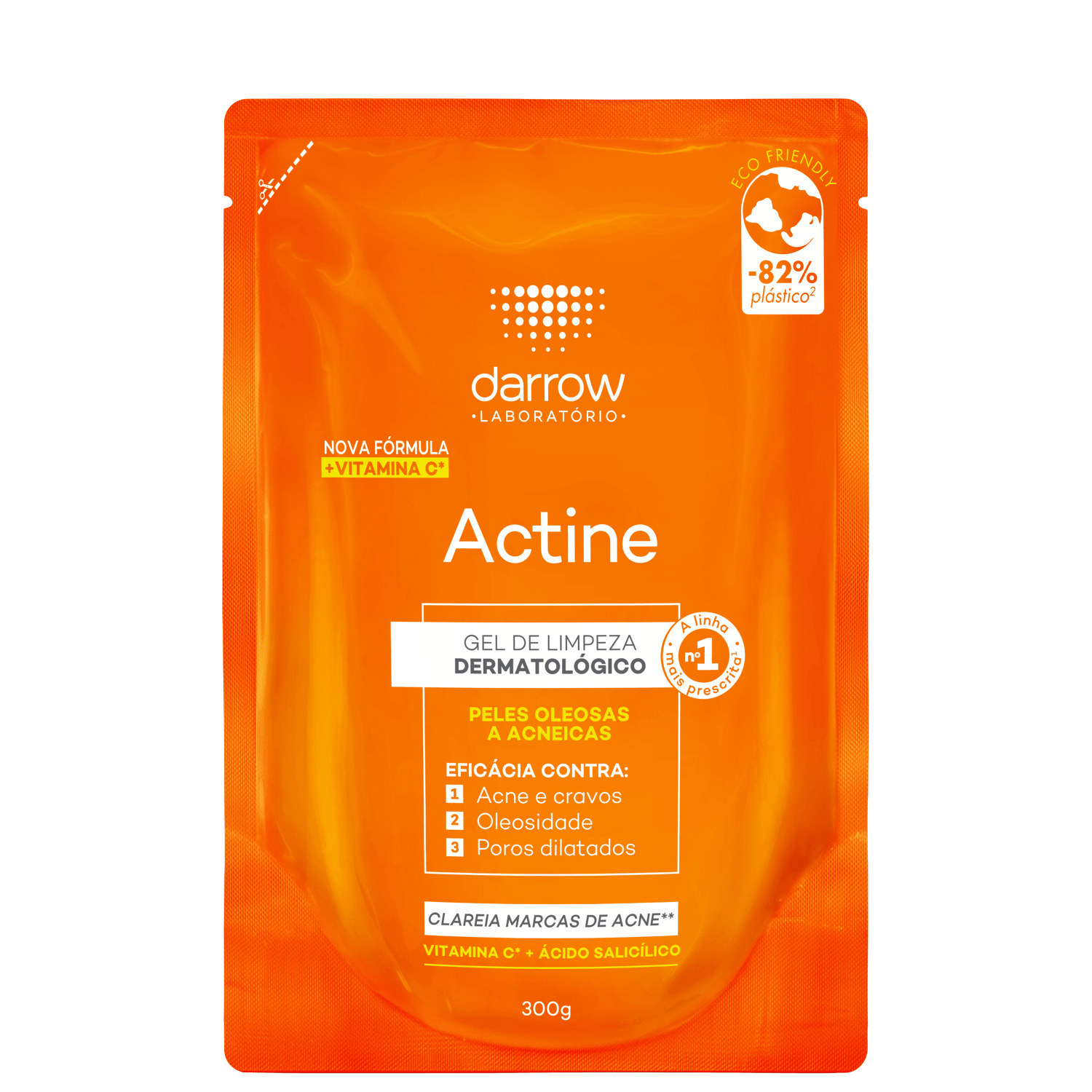 Darrow Actine Refil - Gel de Limpeza Facial 300g