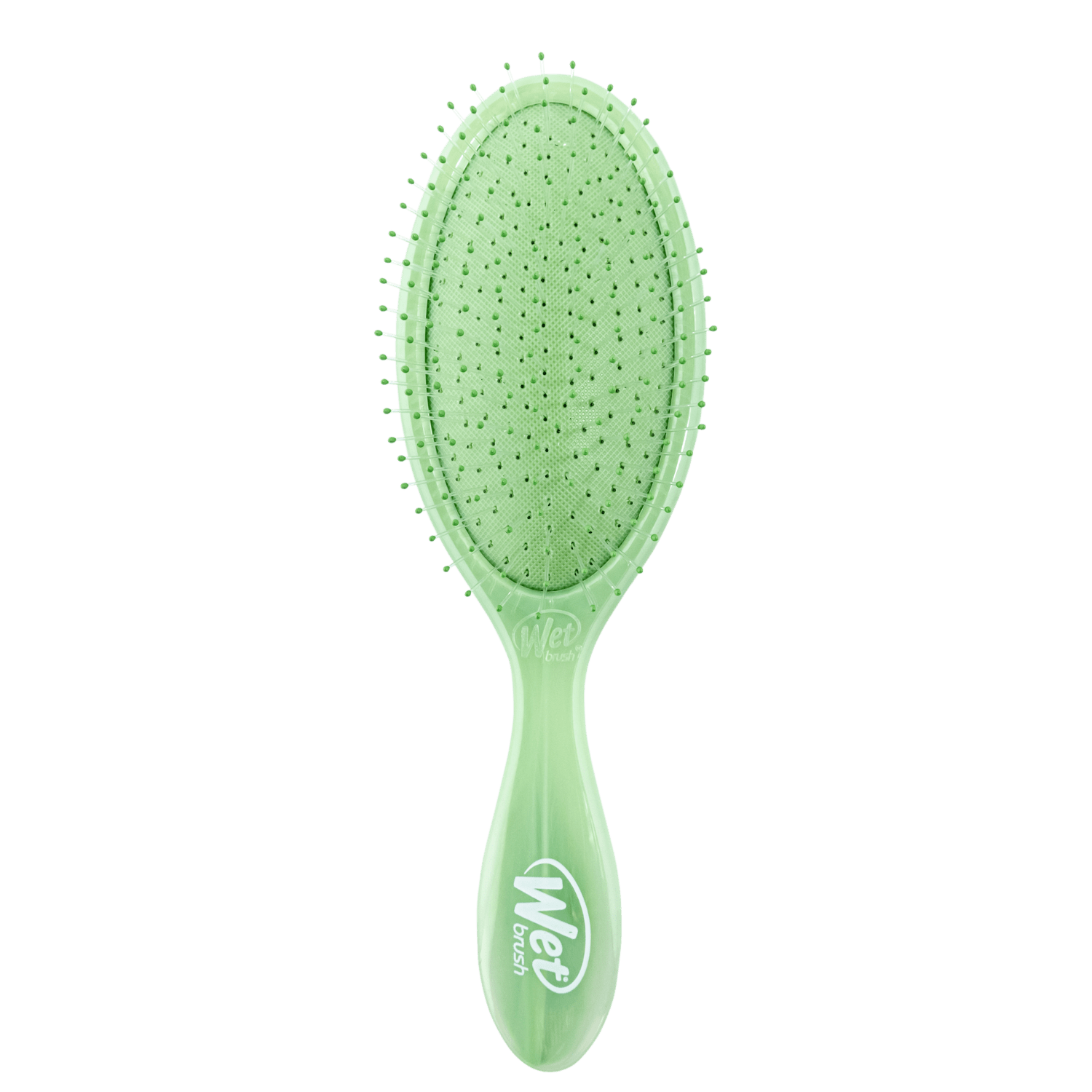 Wet Brush Detangle Natural Mármore Verde - Escova de Cabelo