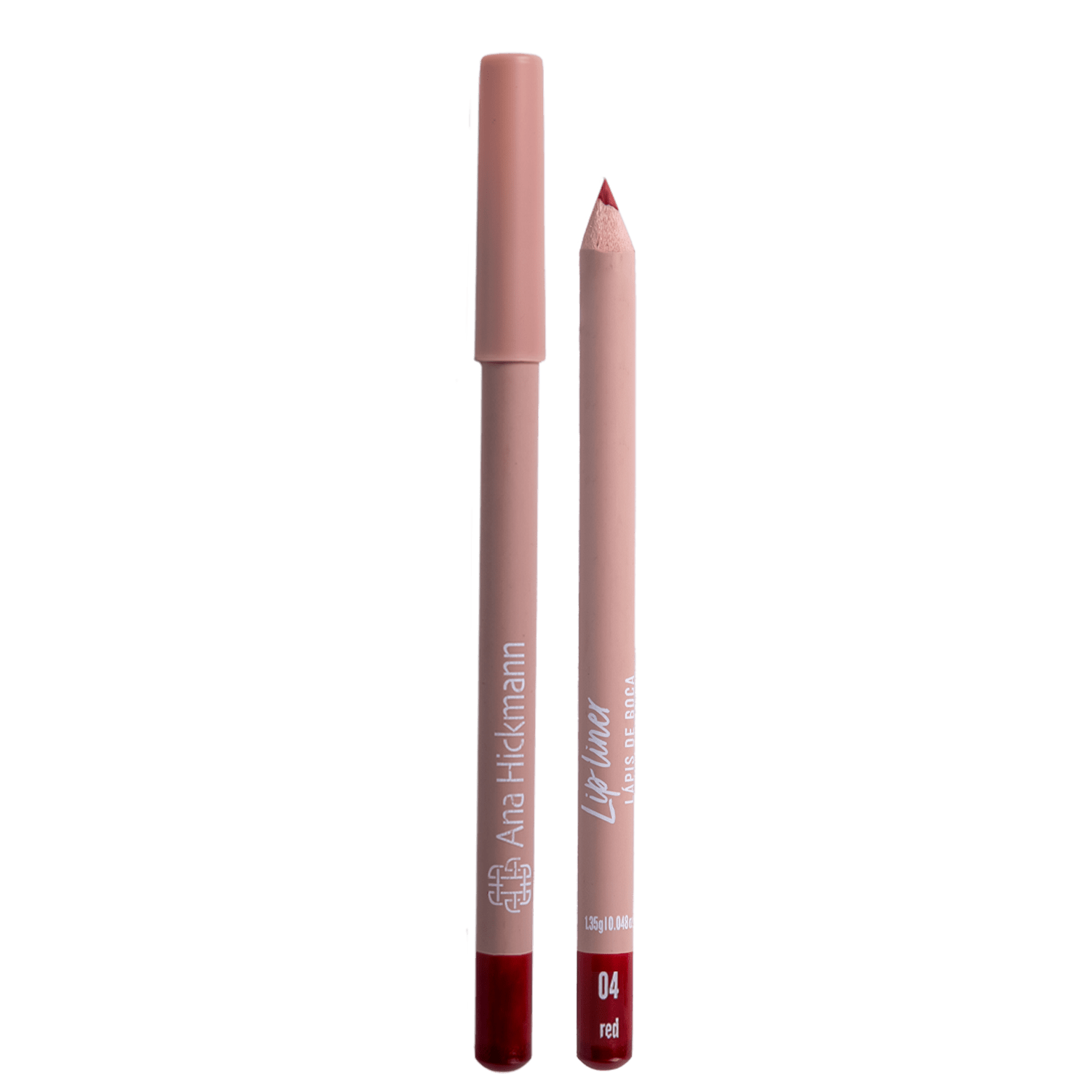 Ana Hickmann Beauty Lip Liner 04 Red - Lápis de Boca 1,35g