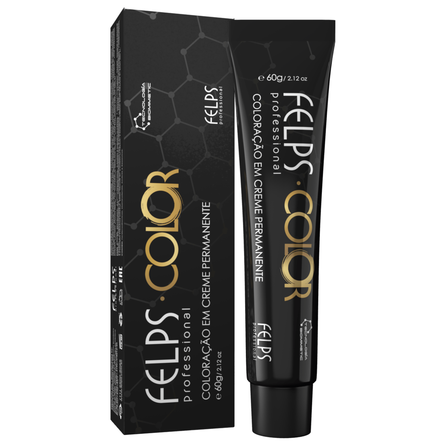 Felps Professional Felps Color Preto Base 1.0 - Coloração Permanente 60g