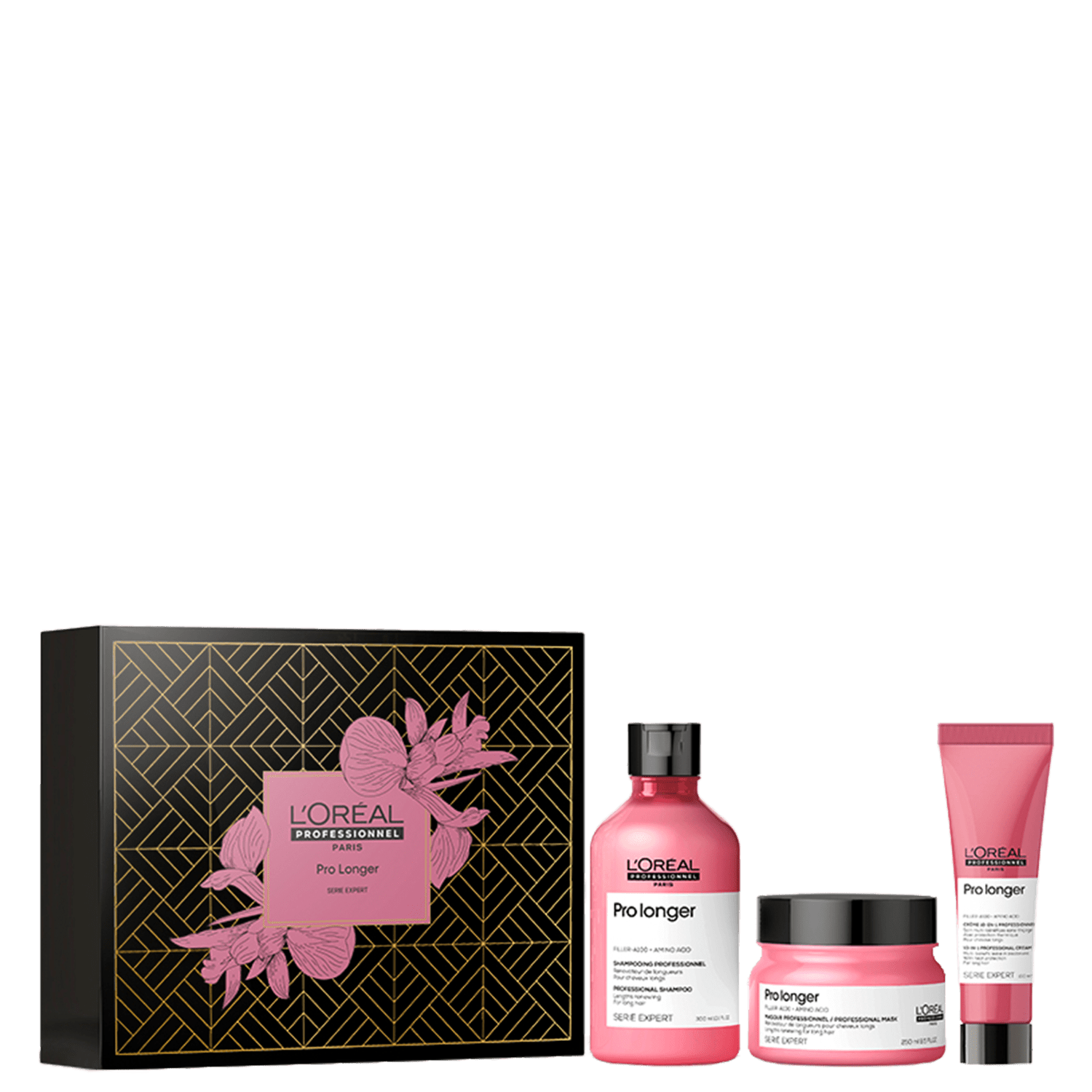 Kit L'Oréal Professionnel Serie Expert Pro Longer Trio Home Care Tratamento (3 Produtos)