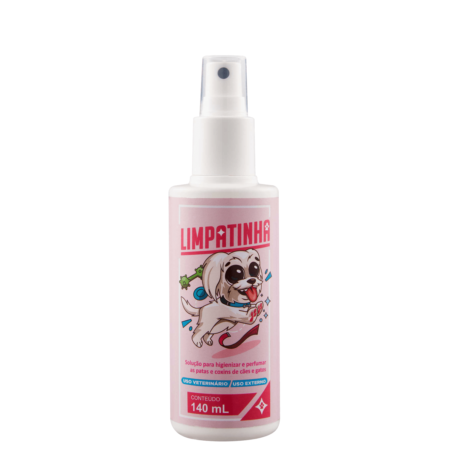 Limpatinha - Spray de Limpeza para Cães e Gatos 140ml
