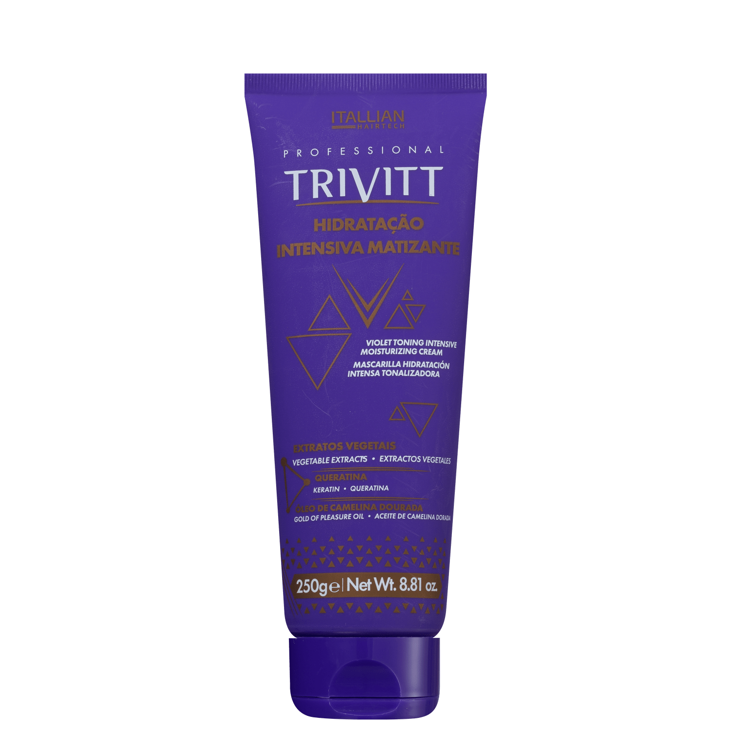 Itallian Hairtech Trivitt Matizante - Máscara Capilar Matizante 250g
