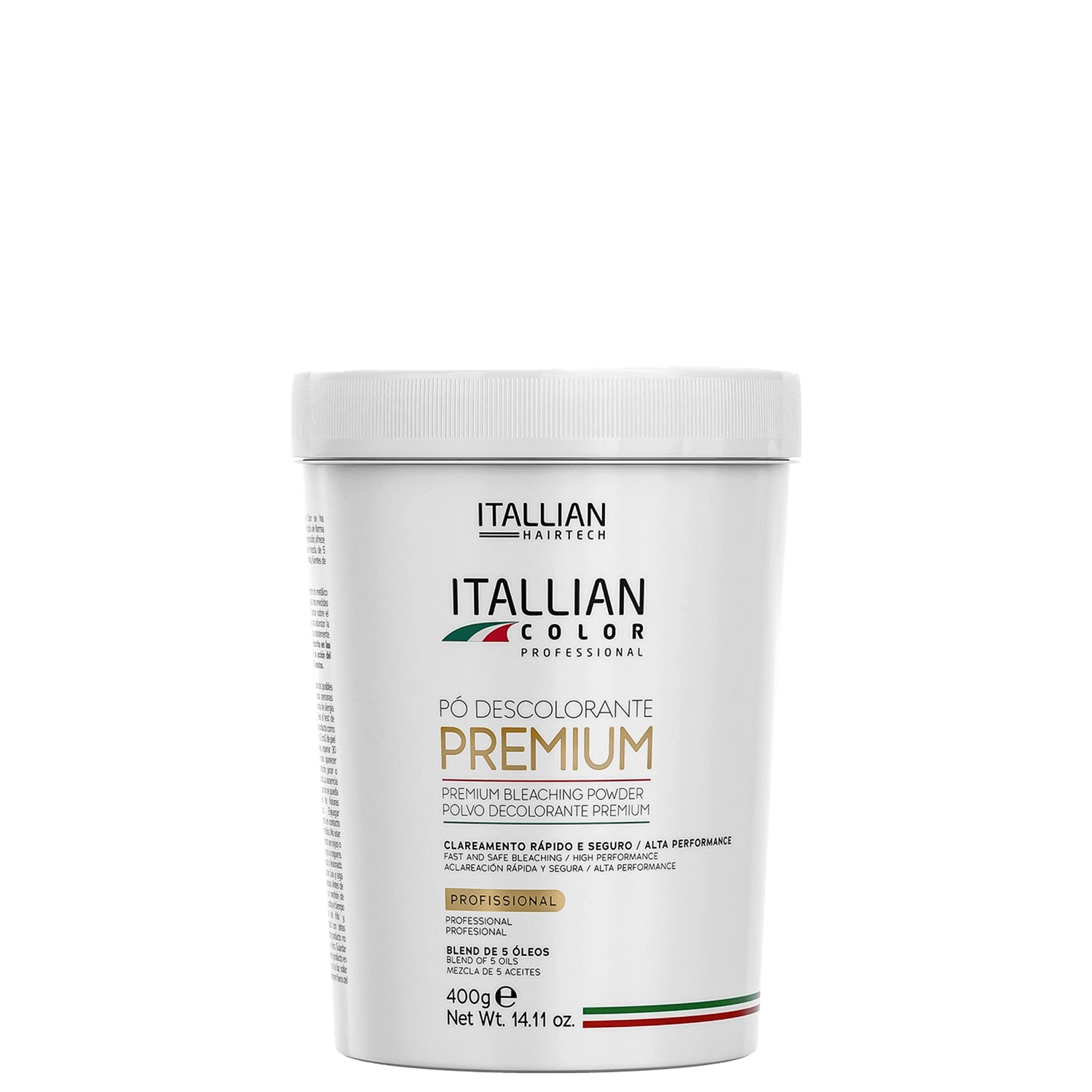 Itallian Hairtech Color Premium Powder - Pó Descolorante 400g