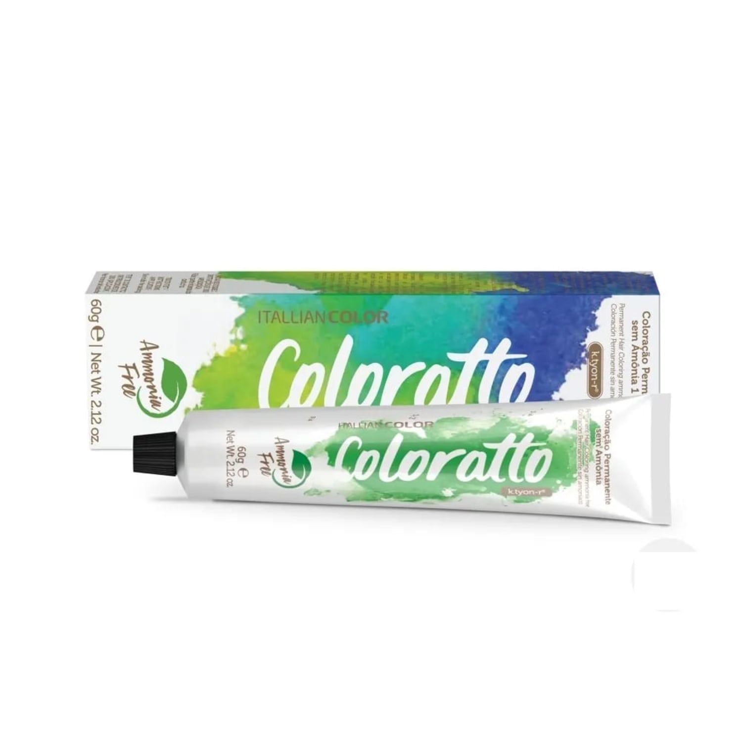 Itallian Hairtech Color Coloratto 8.32 Louro Claro Dourado Violeta - Coloração Permanente 60g
