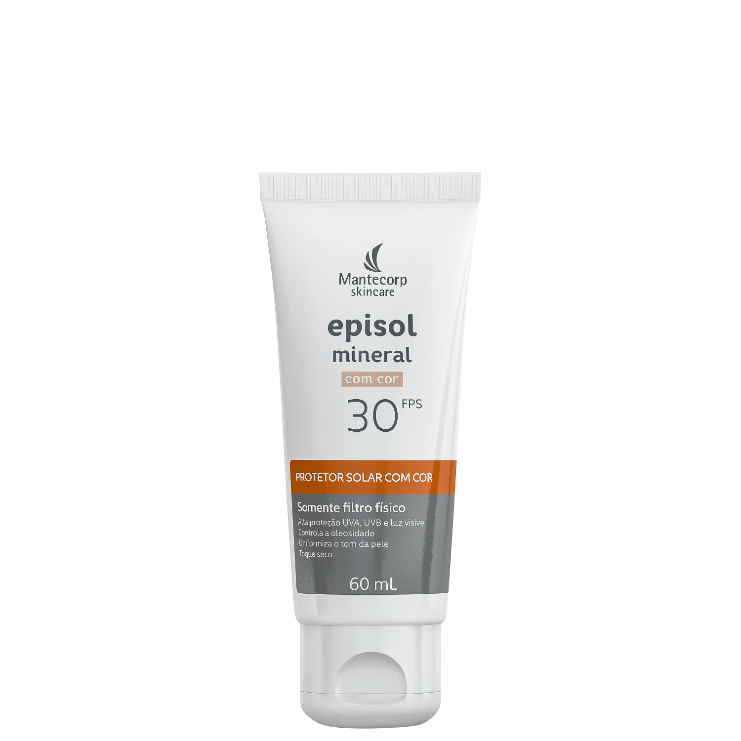 Mantecorp Episol Mineral Claro FPS 30 - Protetor Solar com Cor 60ml