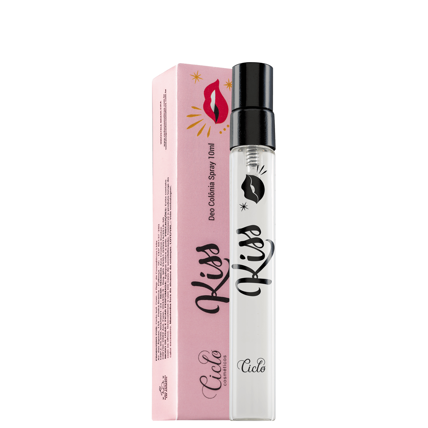 Kiss Ciclo Cosméticos - Deo Colônia Feminino 10ml