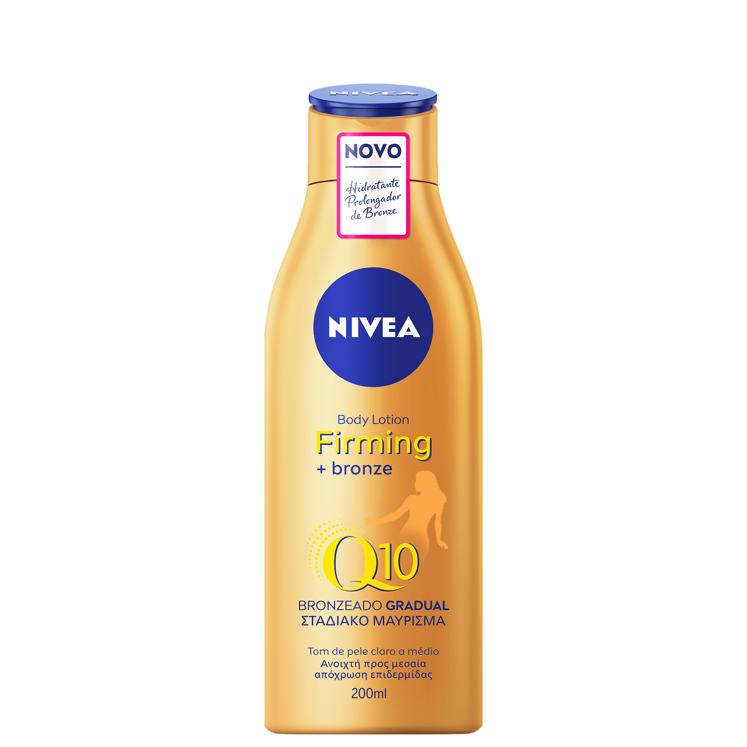 NIVEA Firmador Q10 + Prolongador de Bronze - Loção Hidratante 200ml