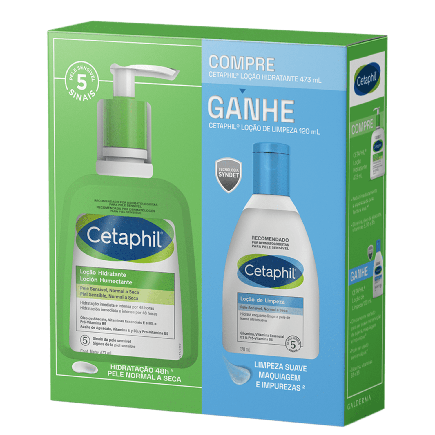 Kit Cetaphil Limpeza & Loção Hidratante (2 Produtos)