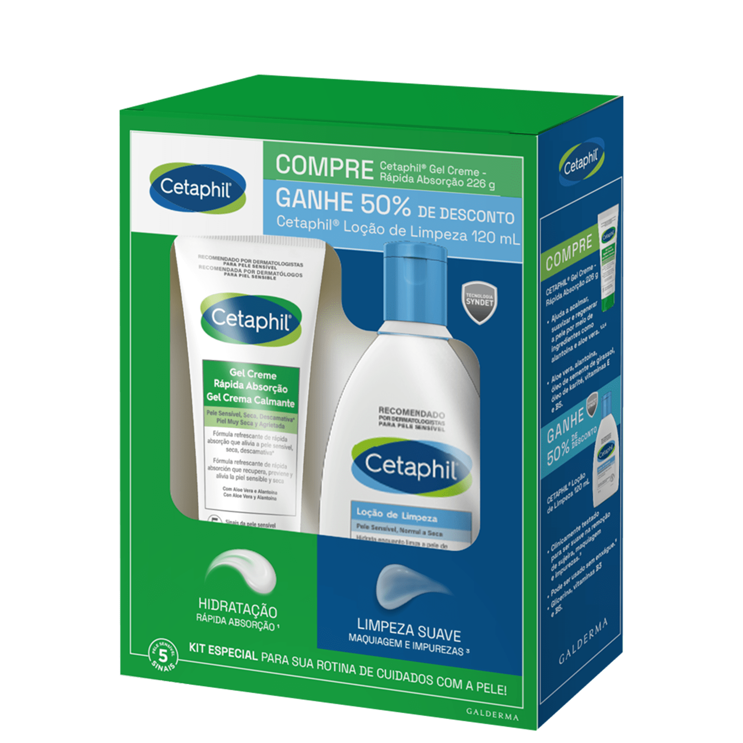 Kit Cetaphil Corpo e Face (2 Produtos)