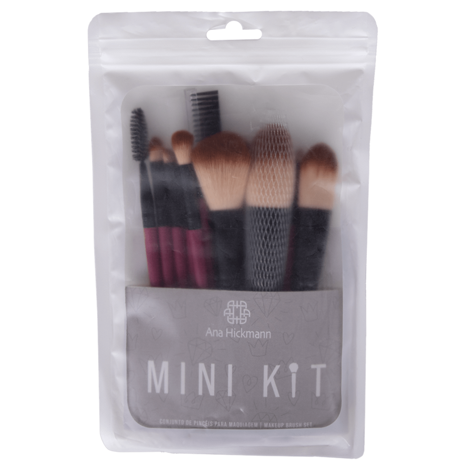 Kit Ana Hickmann Beauty Mini Dark Pink (10 Produtos)