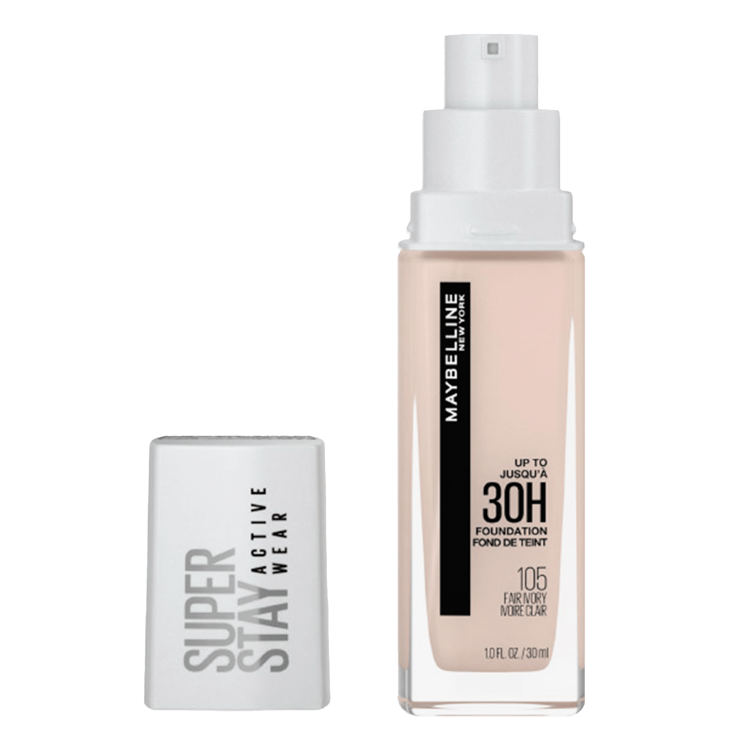 Maybelline Superstay Active Wear 30H 105 Fair Ivory - Base Líquida 30ml