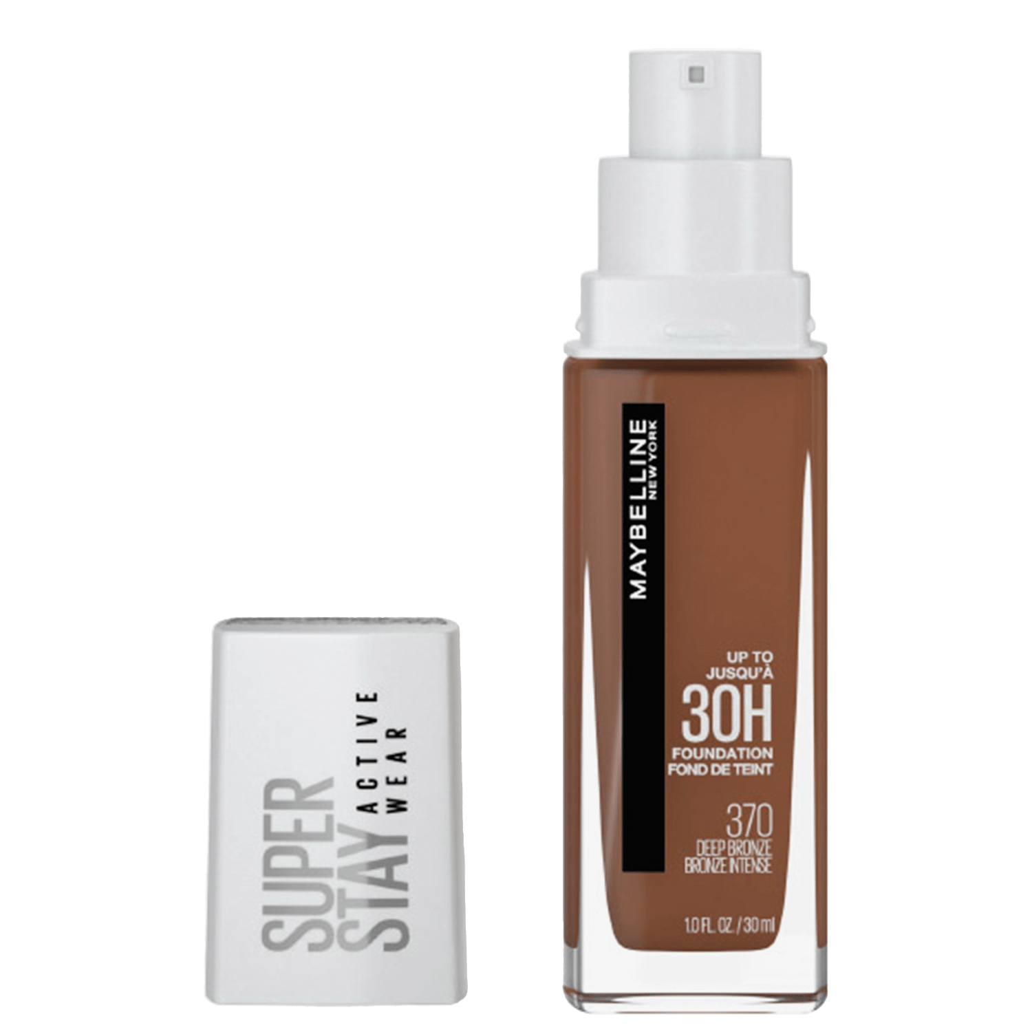 Maybelline SuperStay Active Wear 370 Deep Bronze - Base Líquida 30ml