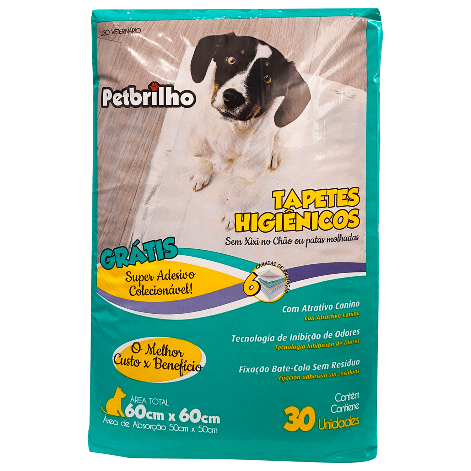 Petbrilho - Tapete Higiênico (30 Unidades)