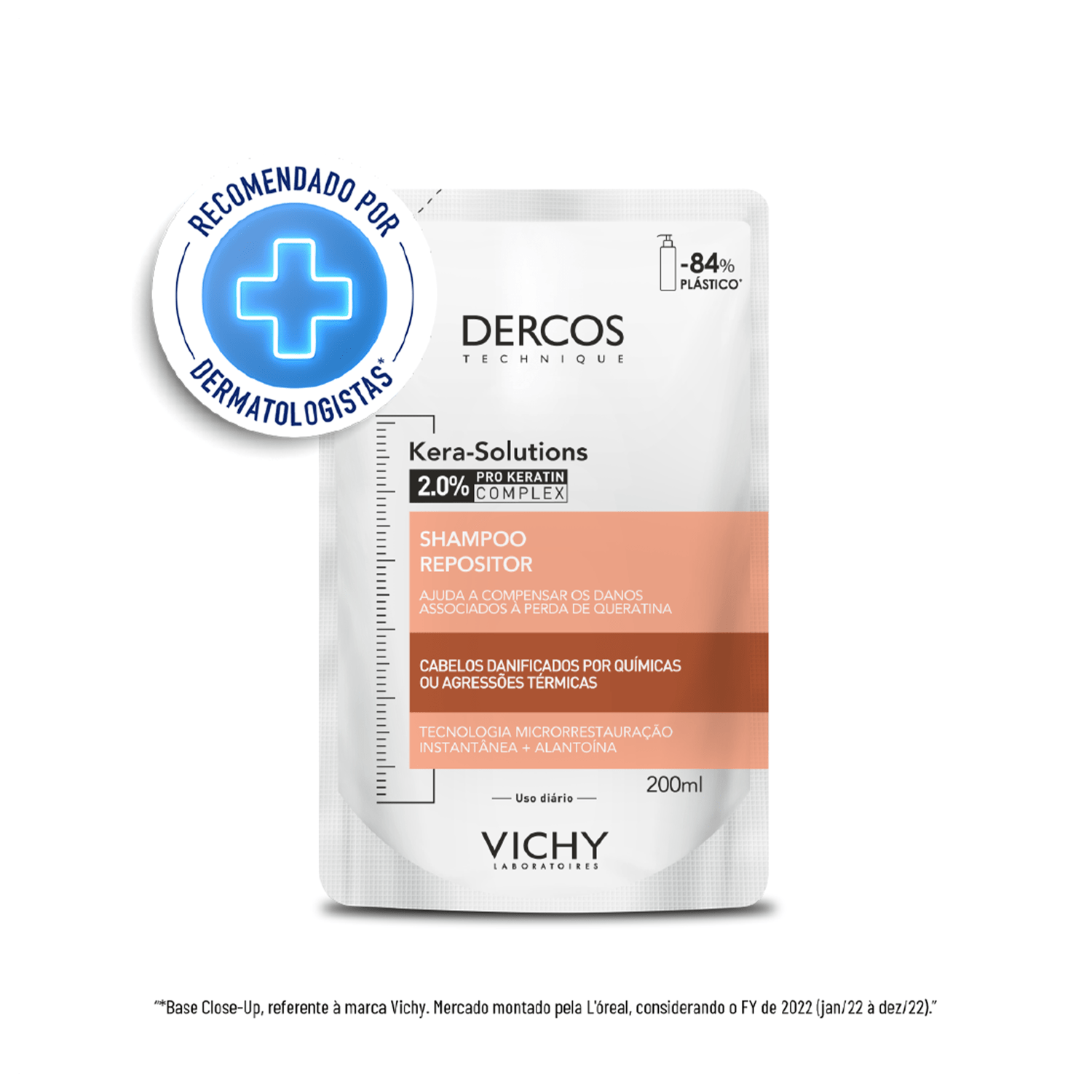 Vichy Dercos Kera Solutions - Refil Shampoo Repositor 200ml
