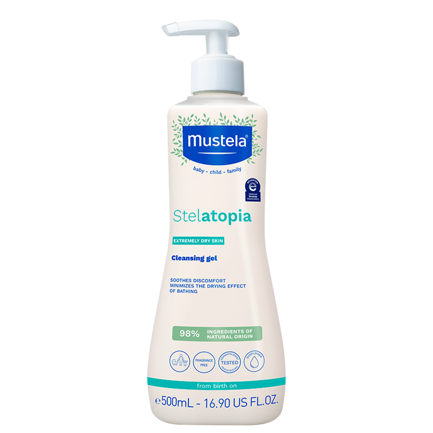 Mustela Stelatopia Gel Lavant - Gel de Limpeza 500ml