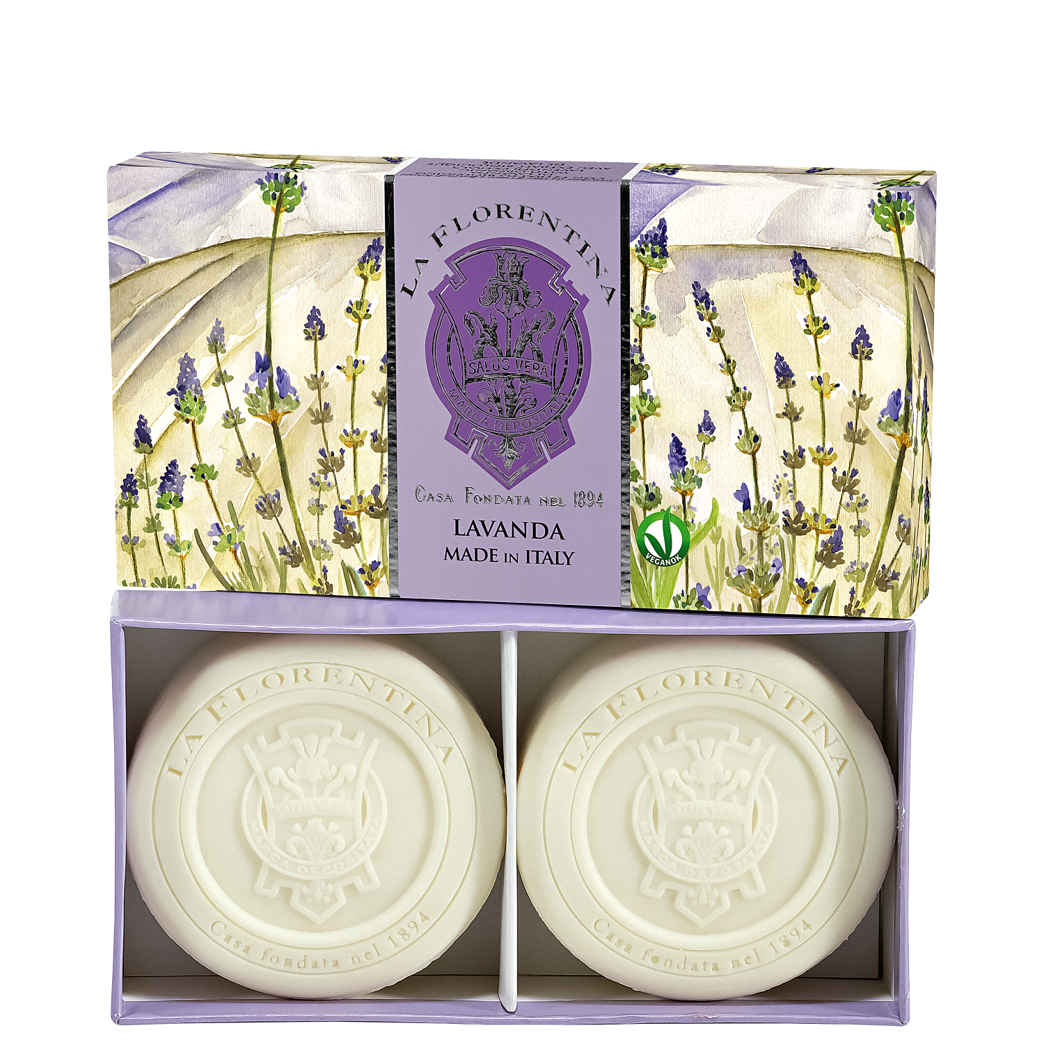 LA FLORENTINA SABONETE LAVENDER 2X115G