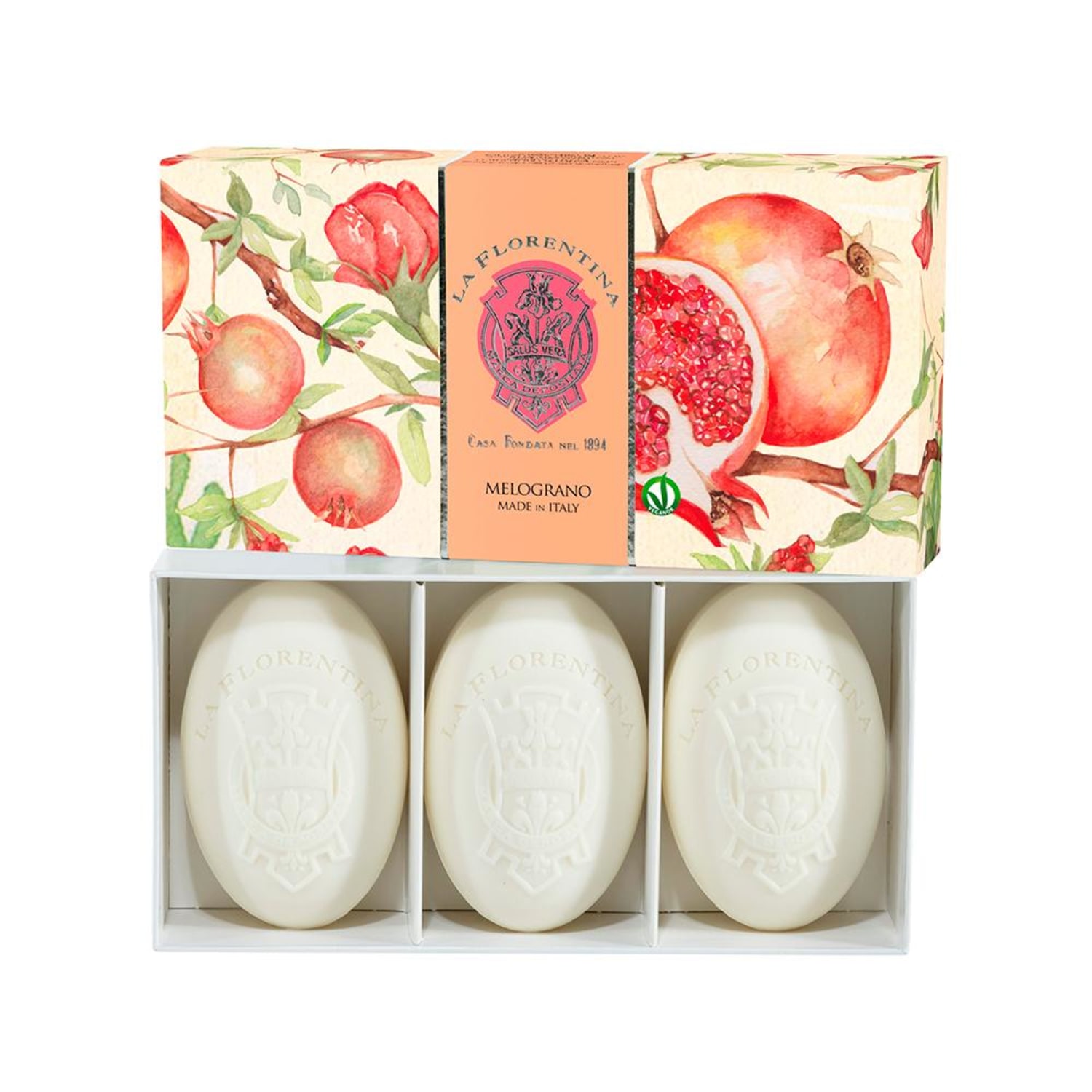 LA FLORENTINA SABON POMEGRANATE 3X150G