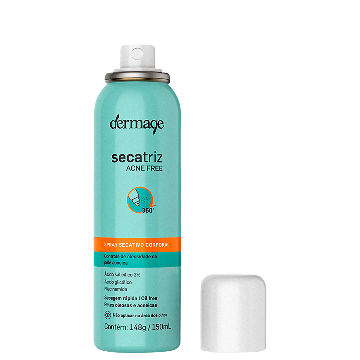 Dermage Secatriz Acne Free - Spray Secativo Corporal 150ml