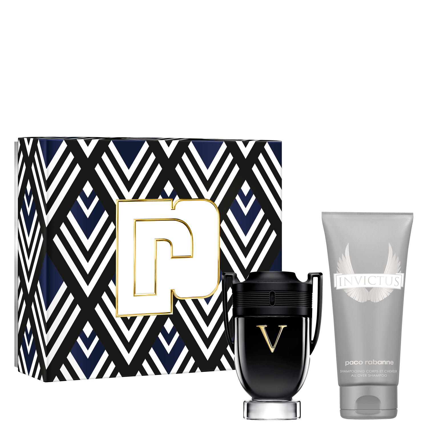 Conjunto Invictus Victory Rabanne Masculino - Eau de Parfum 50ml + Gel de Banho 100ml