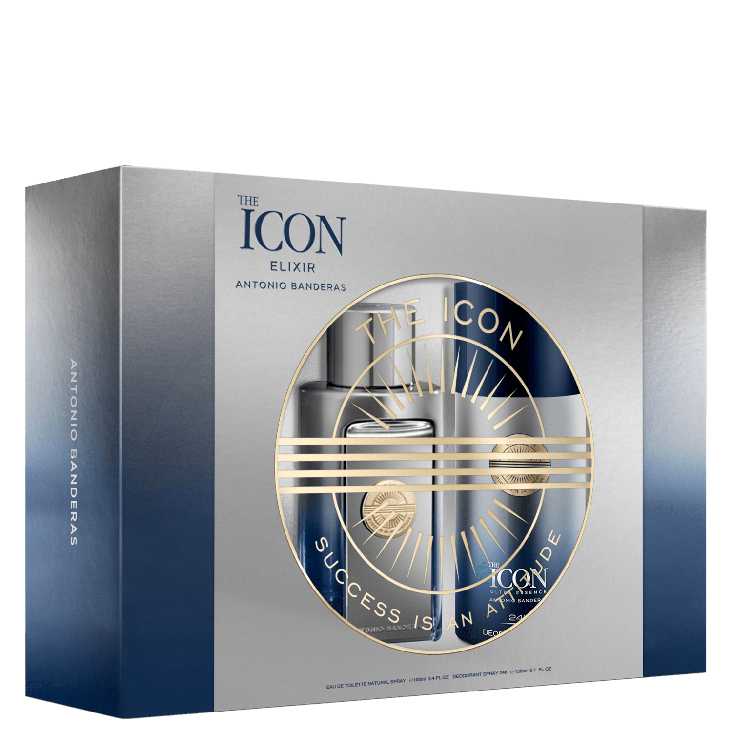 Conjunto The Icon Elixir Banderas Masculino - Eau de Parfum 100ml + Desodorante Spray 150ml