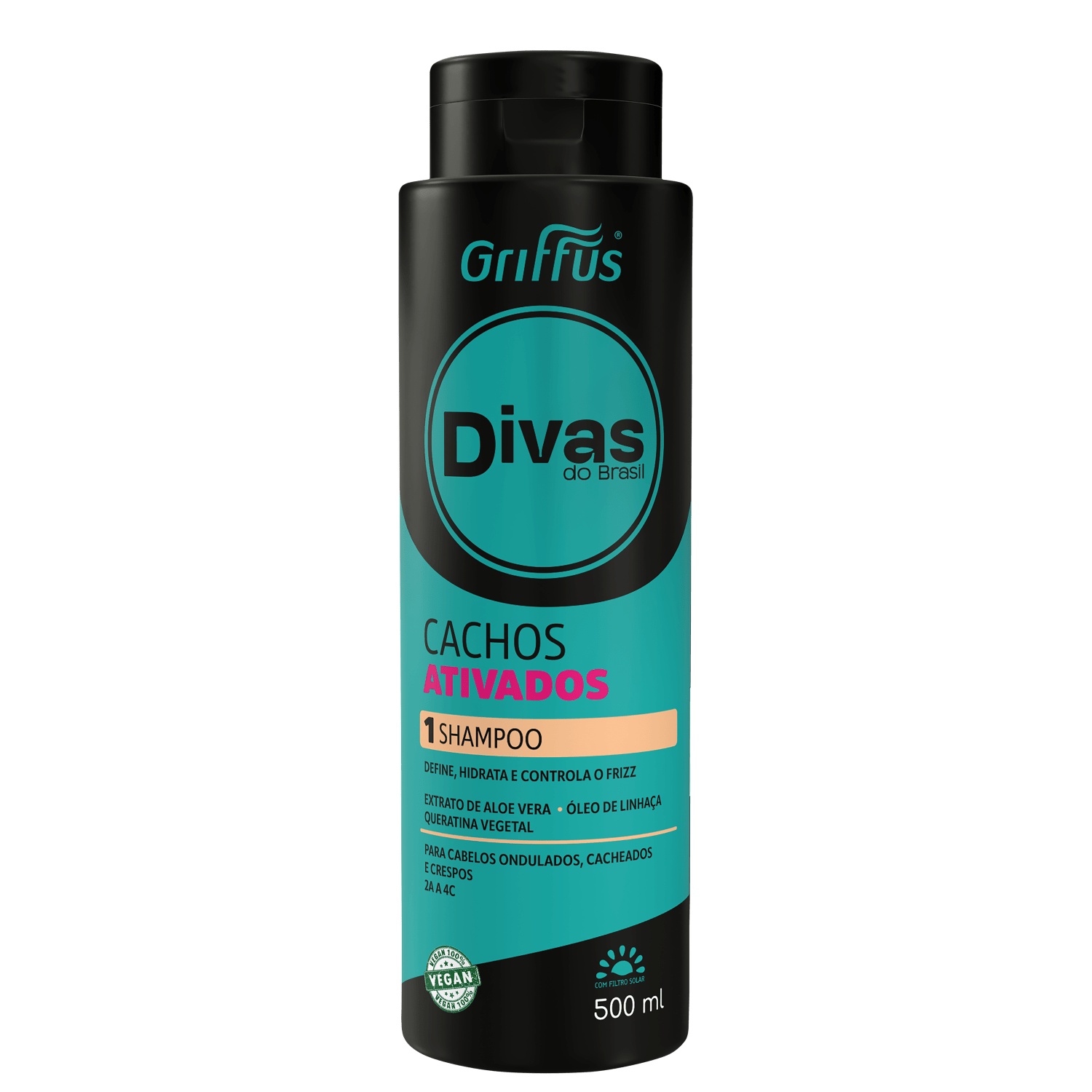 Griffus Divas do Brasil Cachos Ativados - Shampoo 500ml