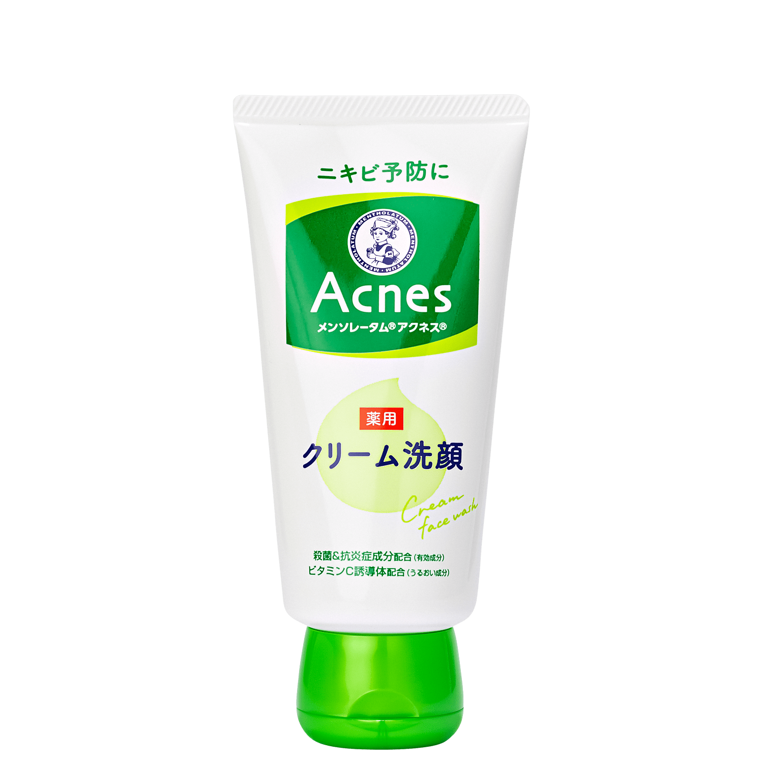 Acnes Mentholatum Creamy Wash - Sabonete Facial Cremoso 130g
