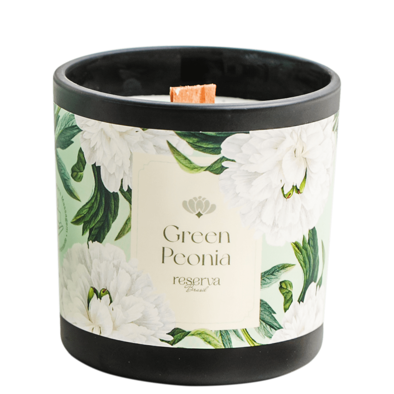 Reserva Brasil Green Peonia - Vela Perfumada Hidratante 180g