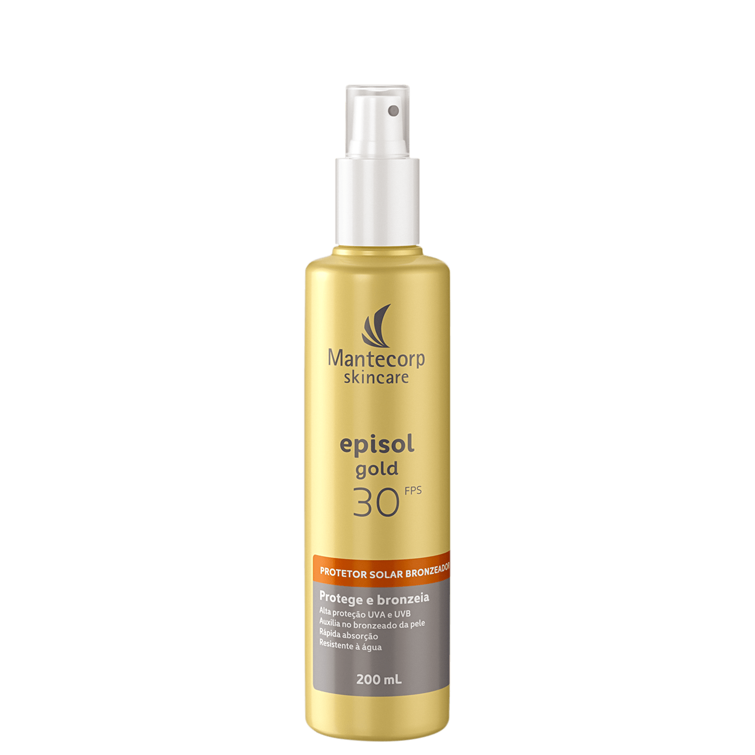 Mantecorp Episol Gold 30FPS - Protetor Solar Bronzeador 200ml