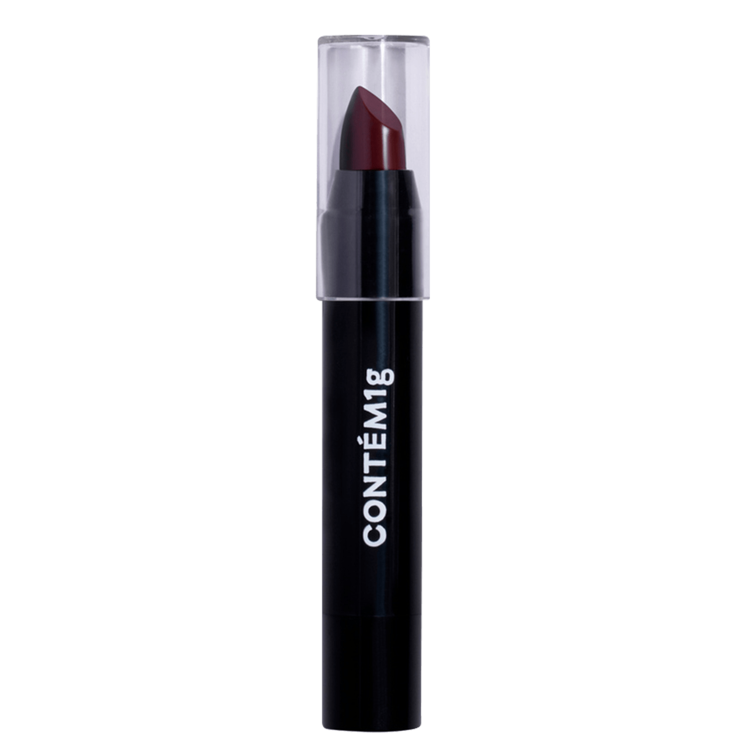 Contém1g Tubby Ameixa Preta - Batom Semi-Matte 2g