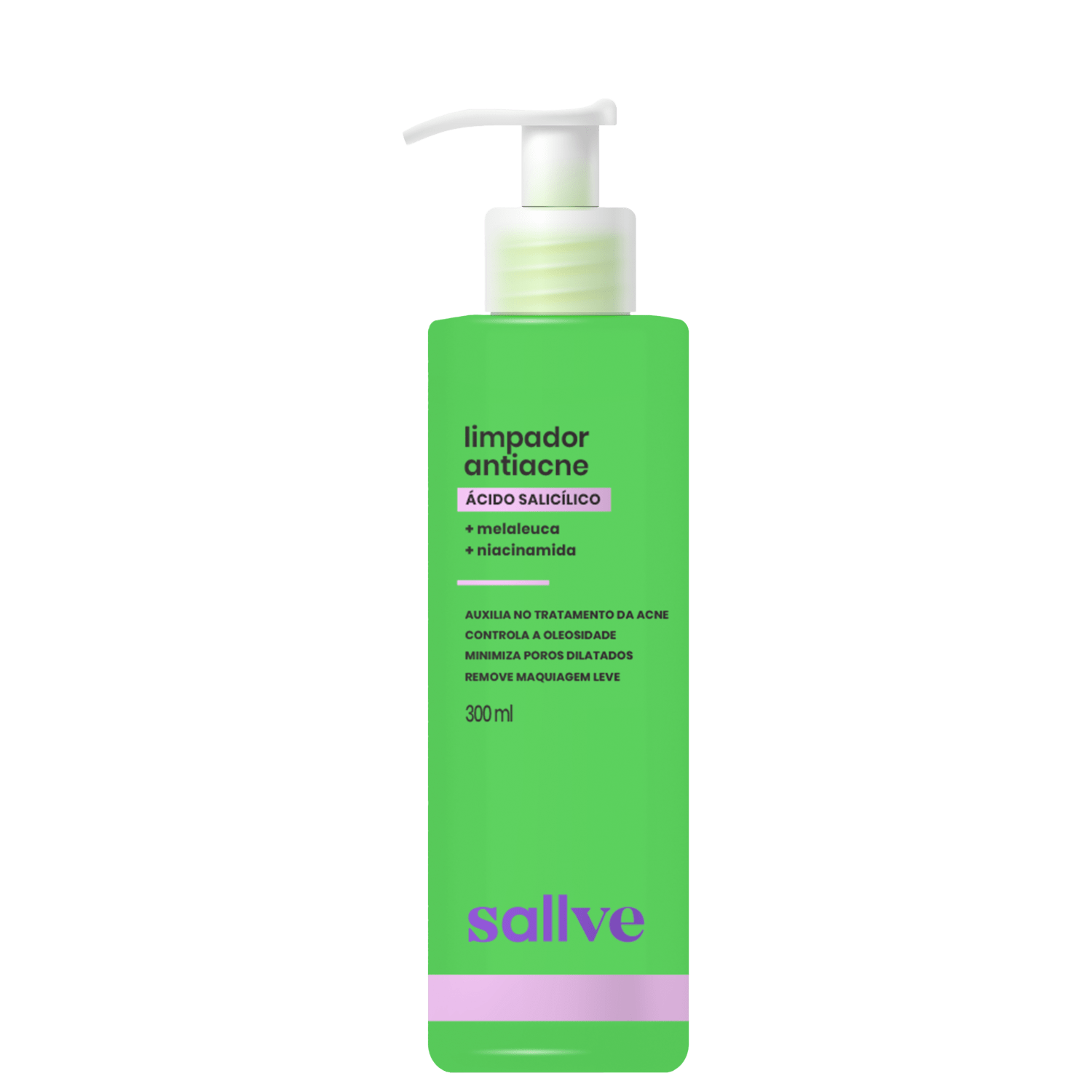 Sallve Antiacne - Limpador Facial 300ml