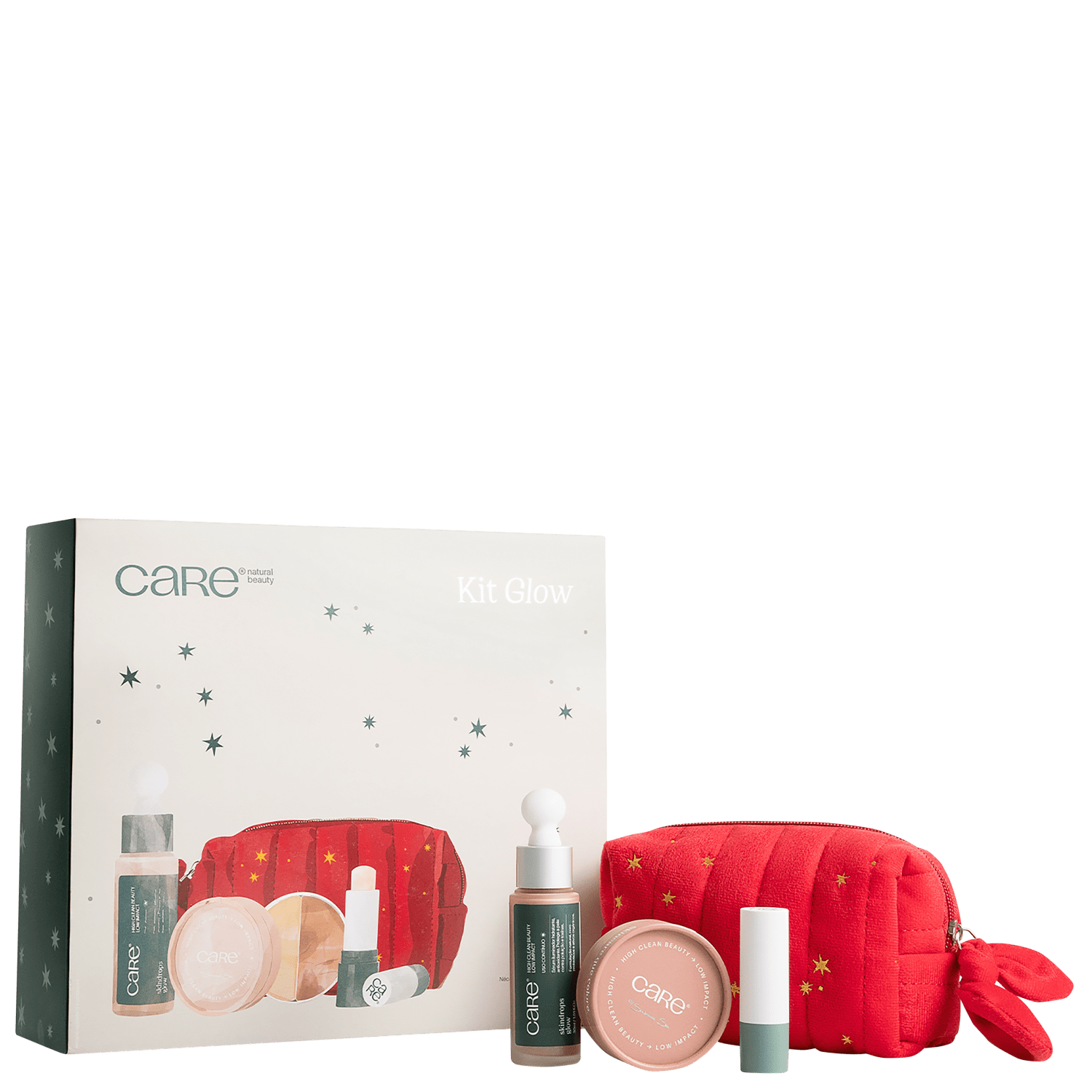 Kit CARE Natural Beauty Glossy (4 Produtos)