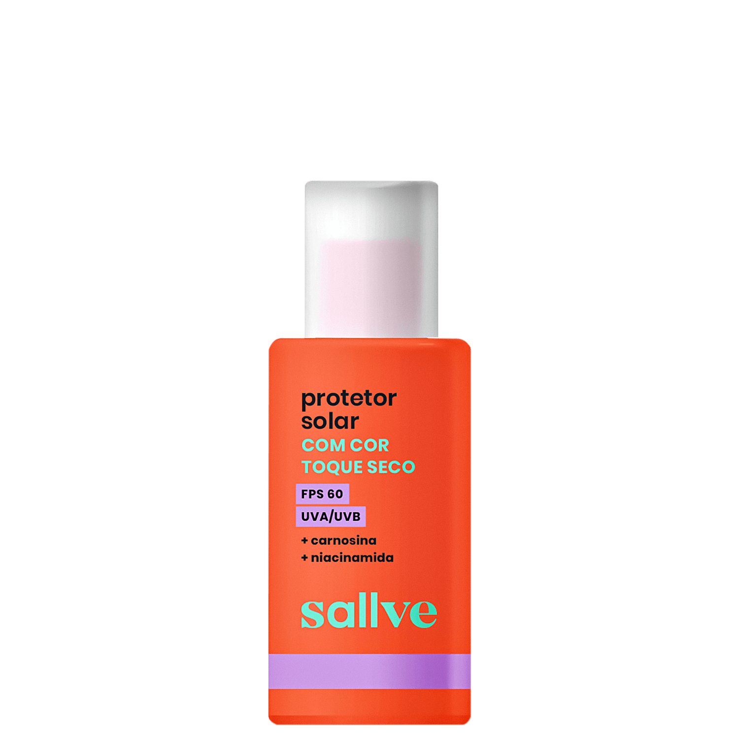 Sallve FPS60 Cor 60 - Protetor Solar com Cor 40g