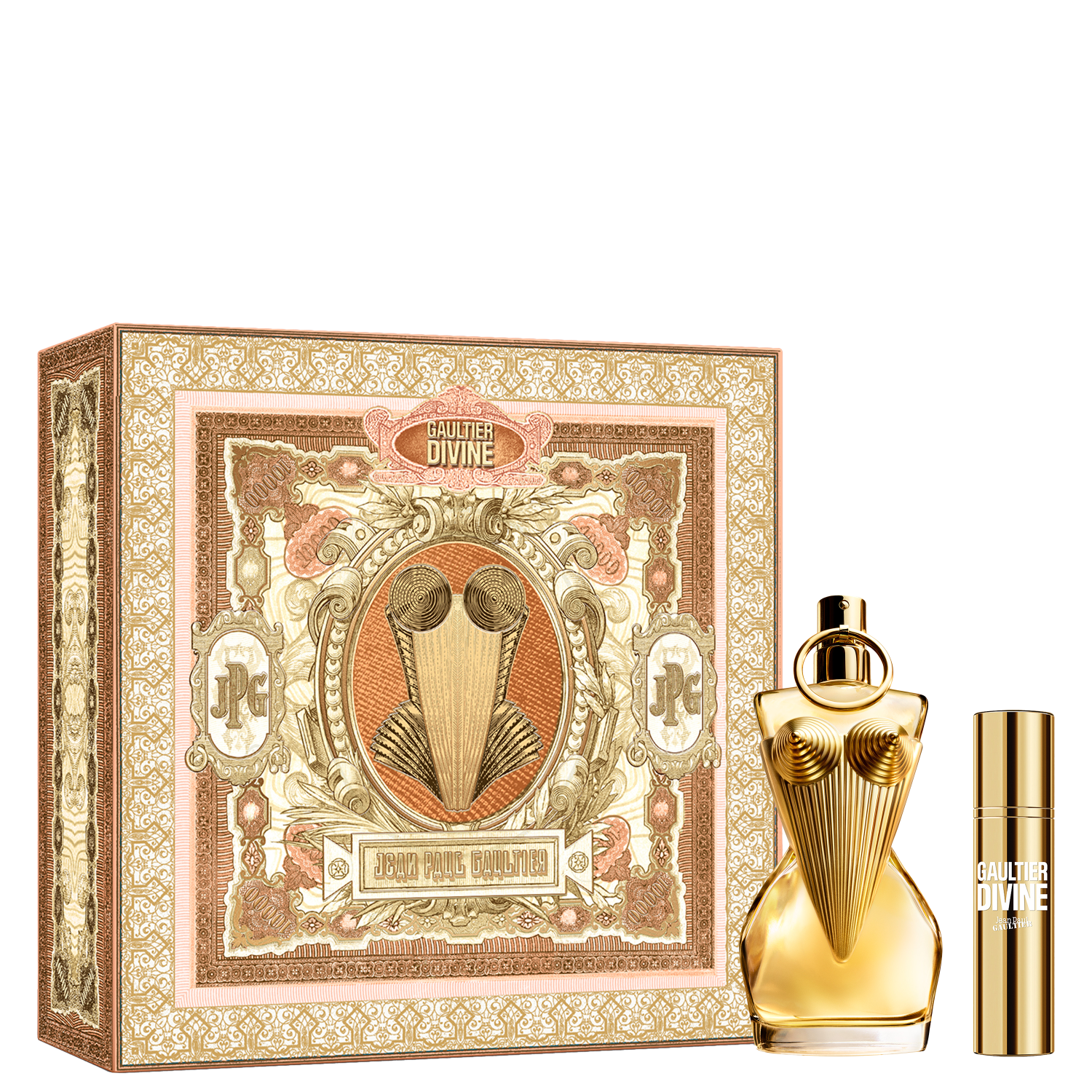 Conjunto Gaultier Divine Jean Paul Gaultier Feminino - Eau de Parfum 50ml + Travel Size 10ml
