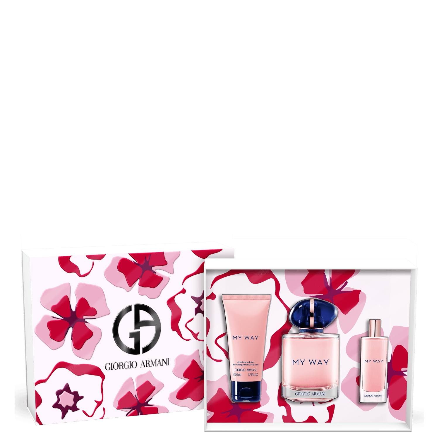 Conjunto My Way Giorgio Armani Presente Feminino (3 Produtos)