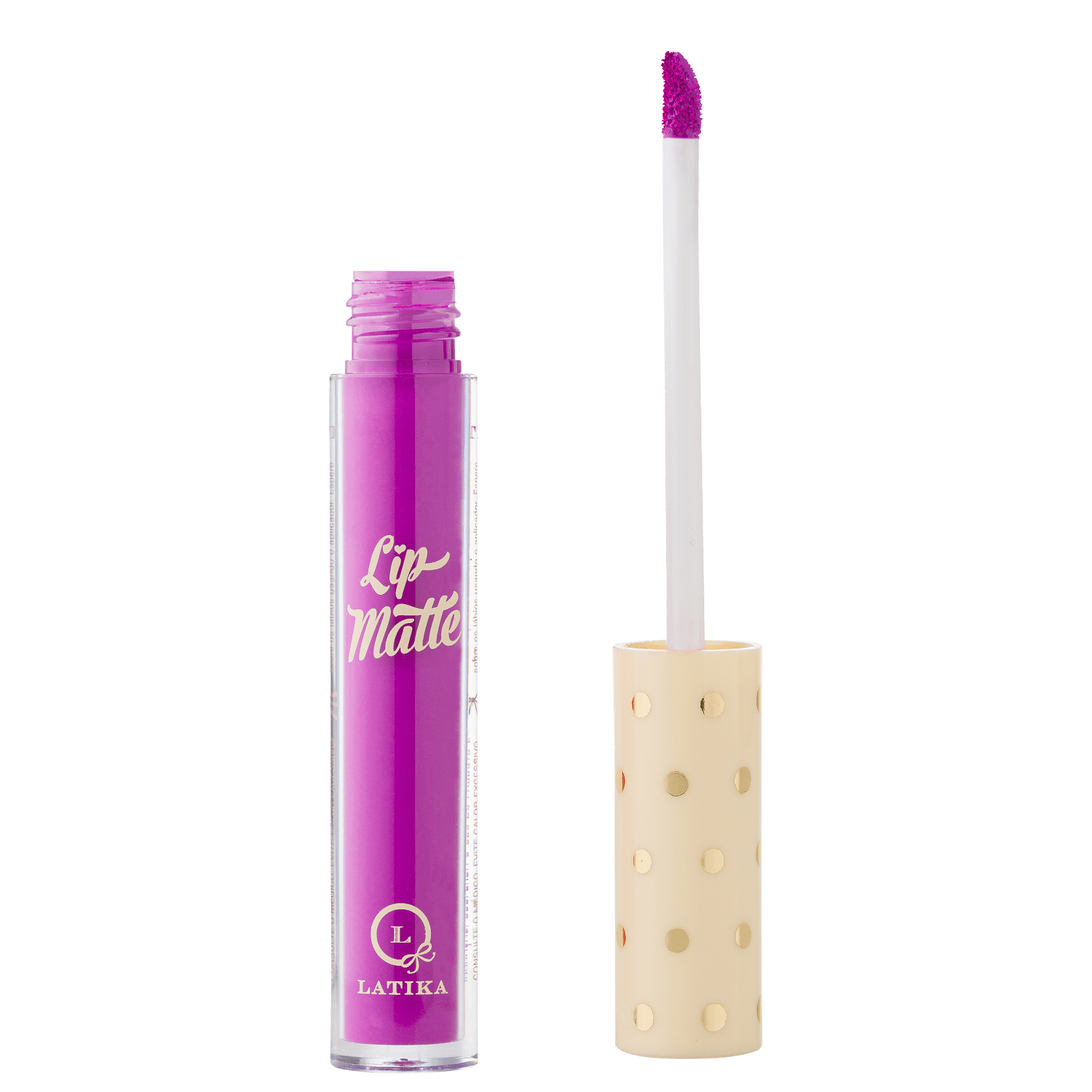 Latika Lip Matte Roxo Nº 60 - Batom Líquido 4ml