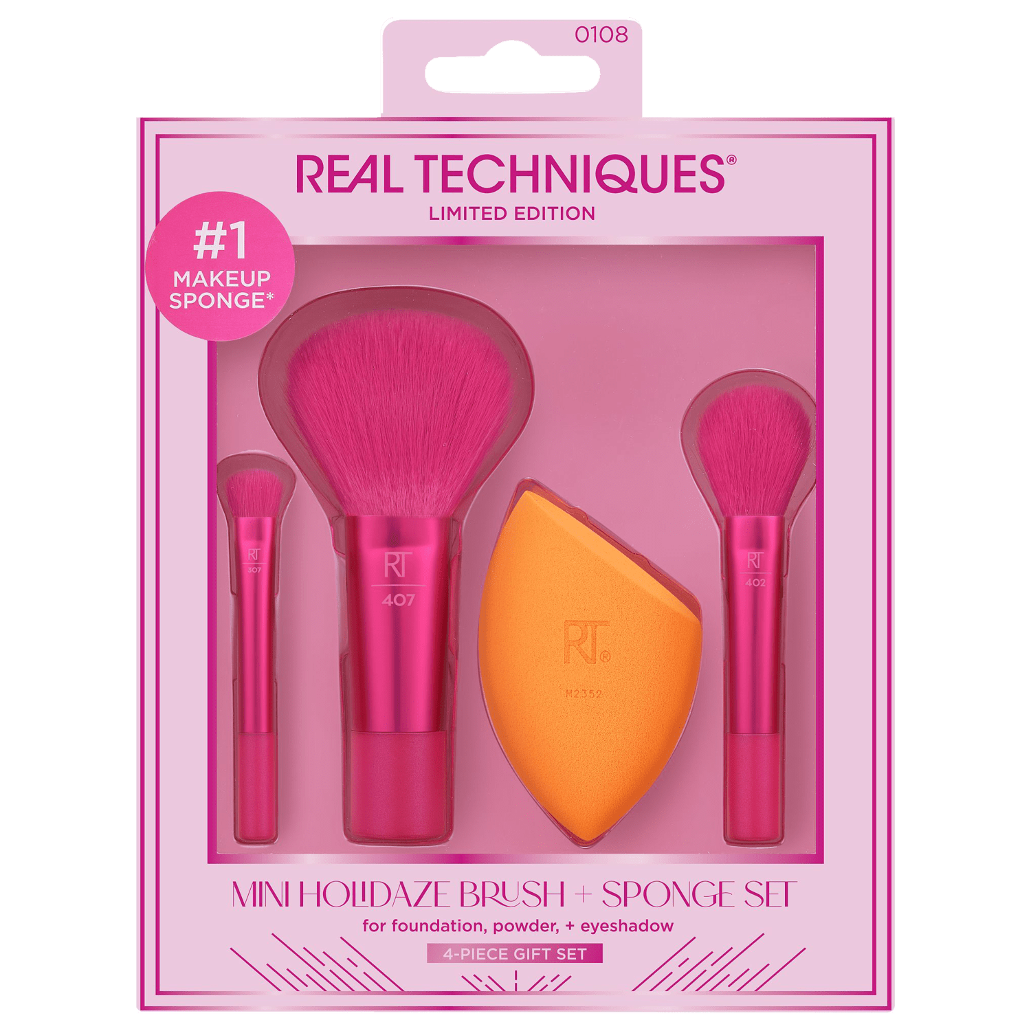 Kit Real Techniques Mini Holidaze (4 Produtos)